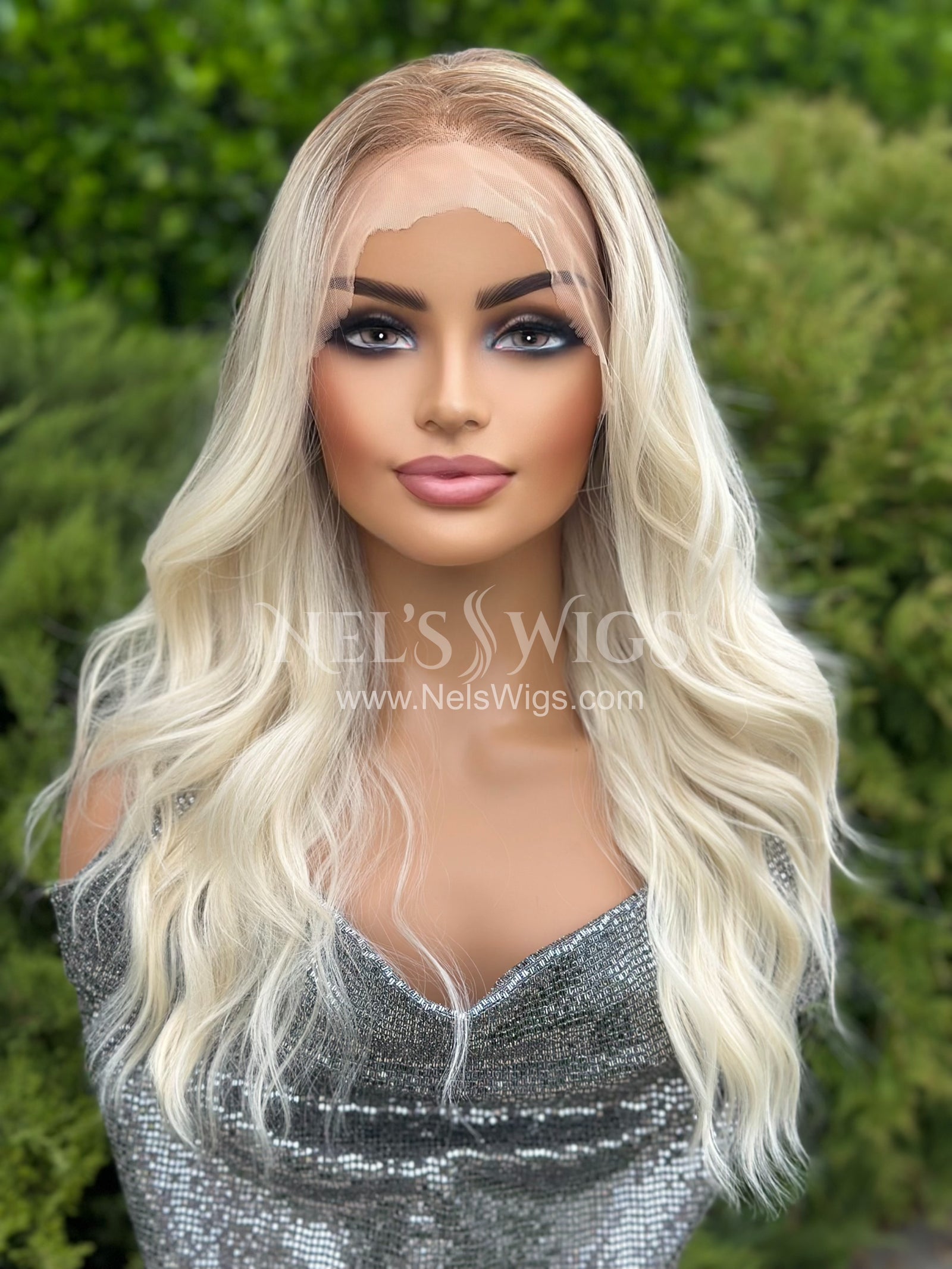 Reese - Golden Brown Roots - Free Part - Large - Final Sale