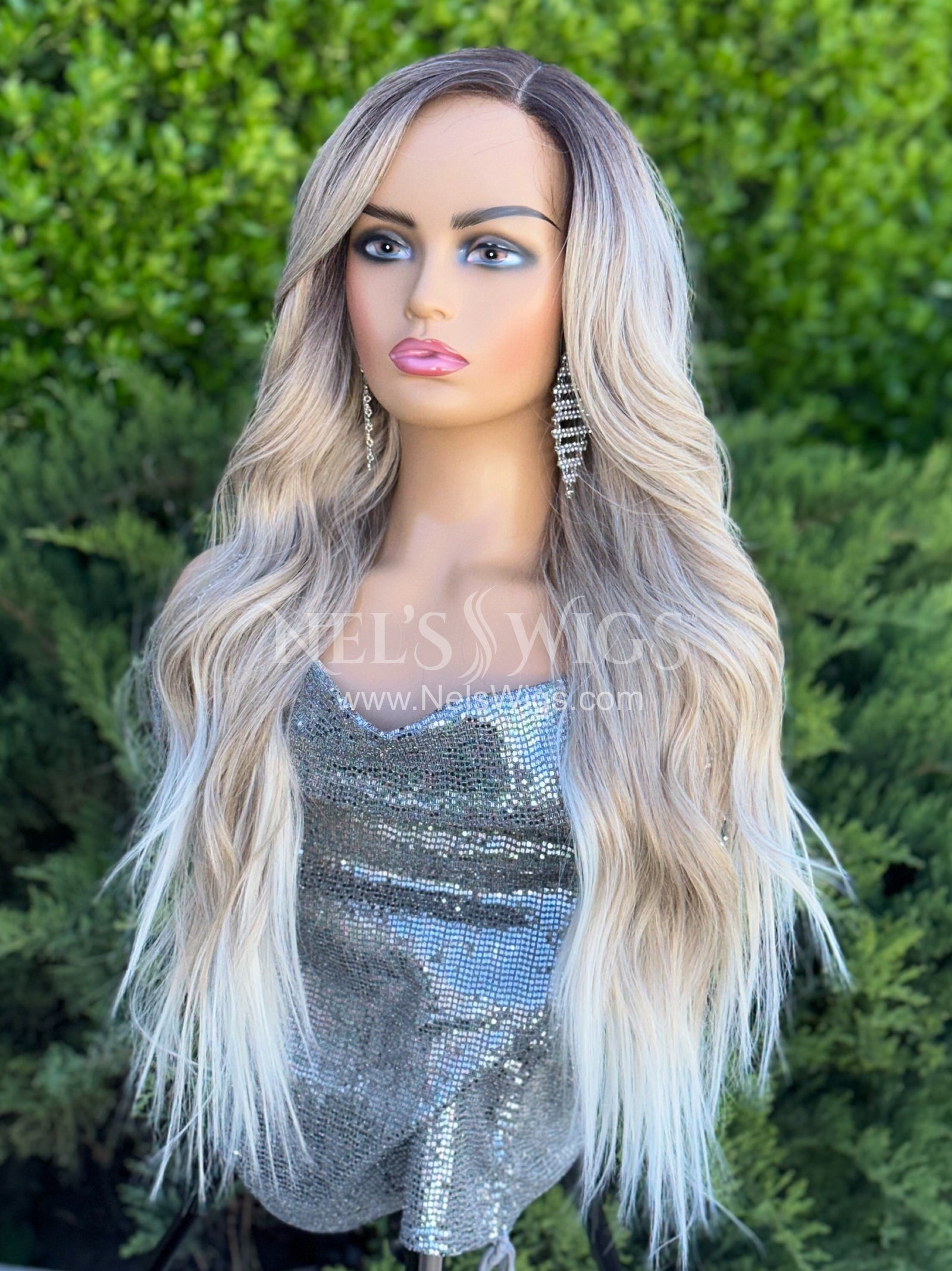 Bianca 03 - Cream and Icy Blonde  with Front Layers
