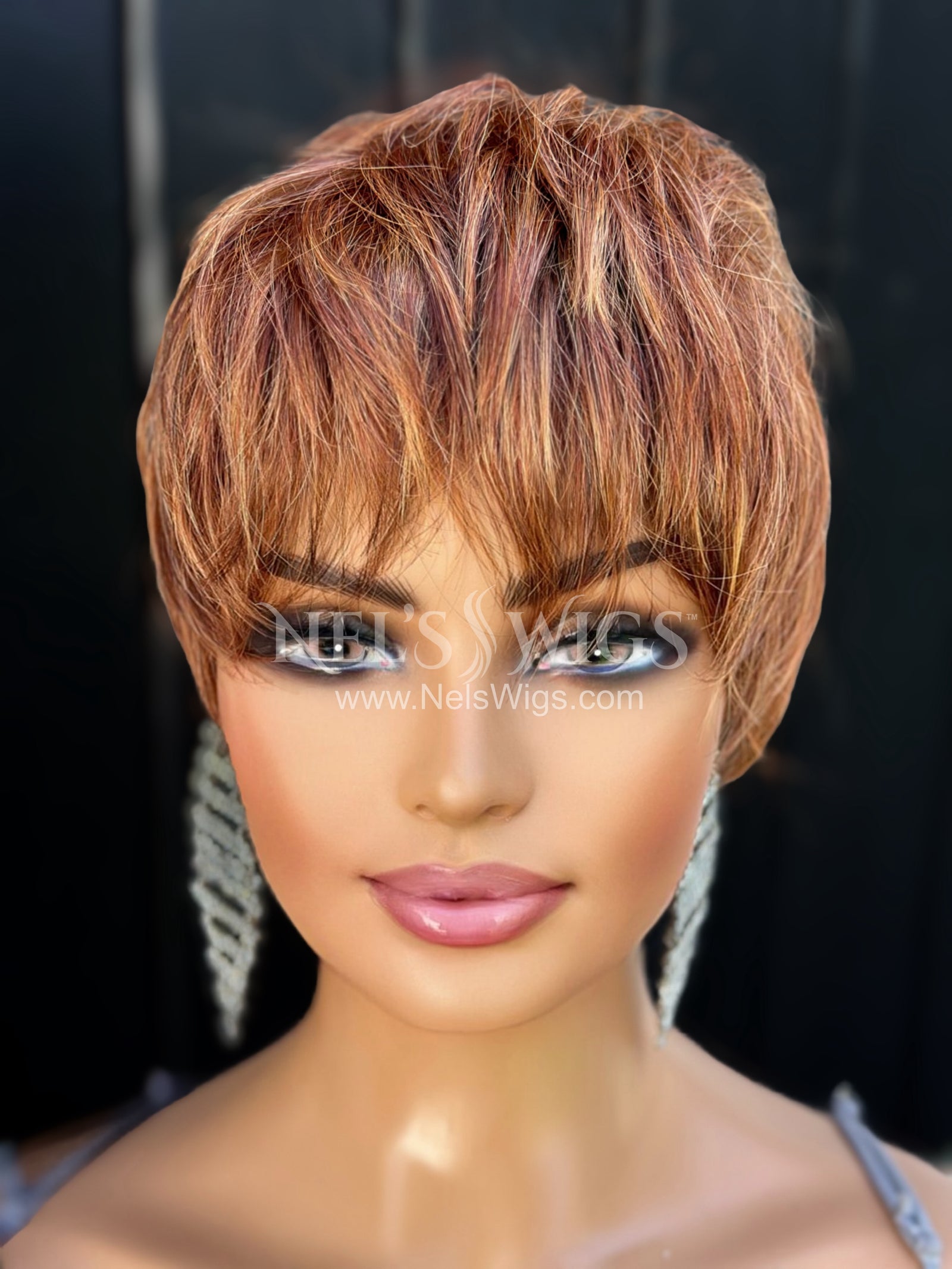 Jodi Style 1 - Monofilament - Copper Mix