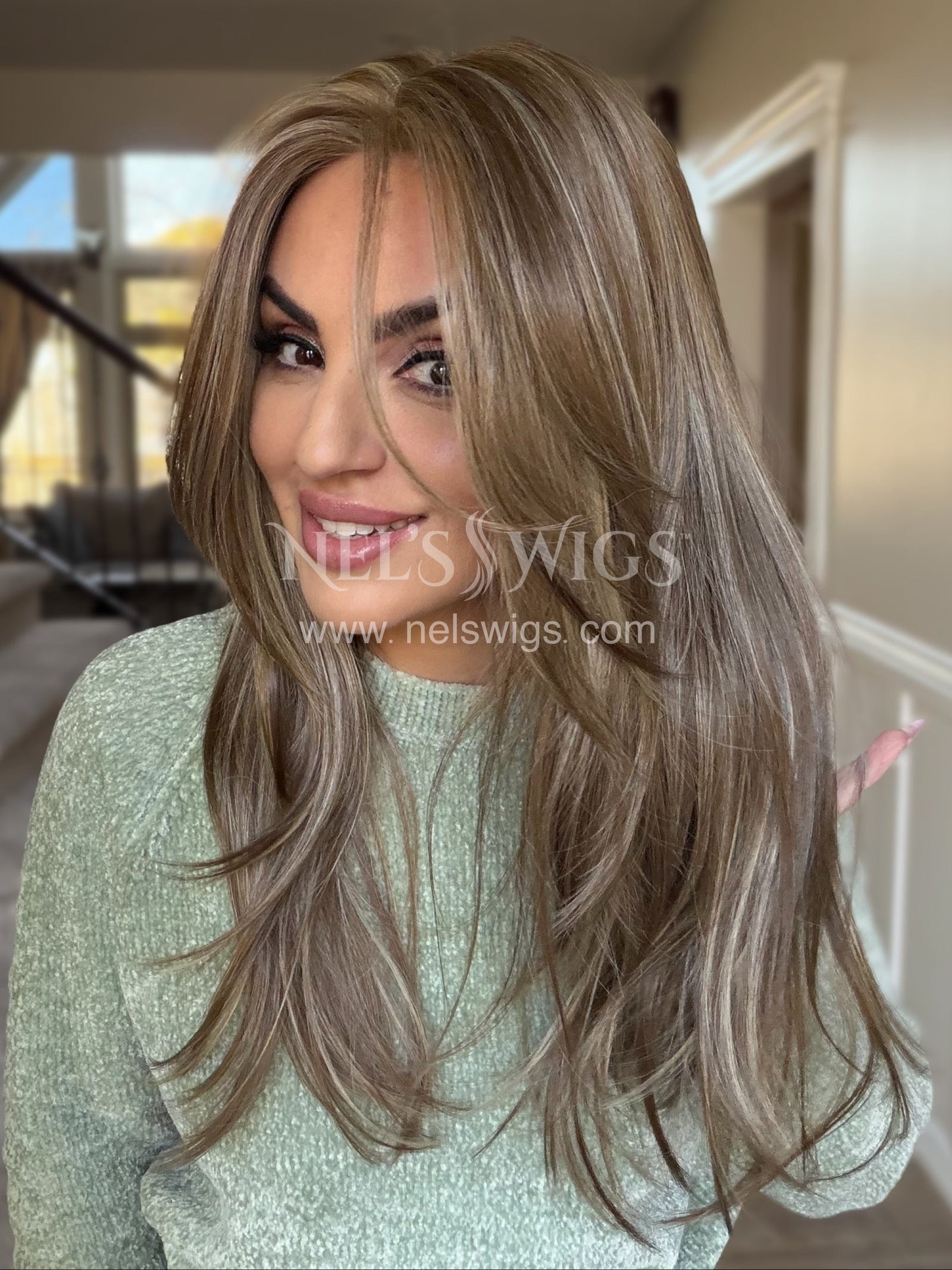 Shara 02 - Monofilament - Light Brunette & Blonde Mix