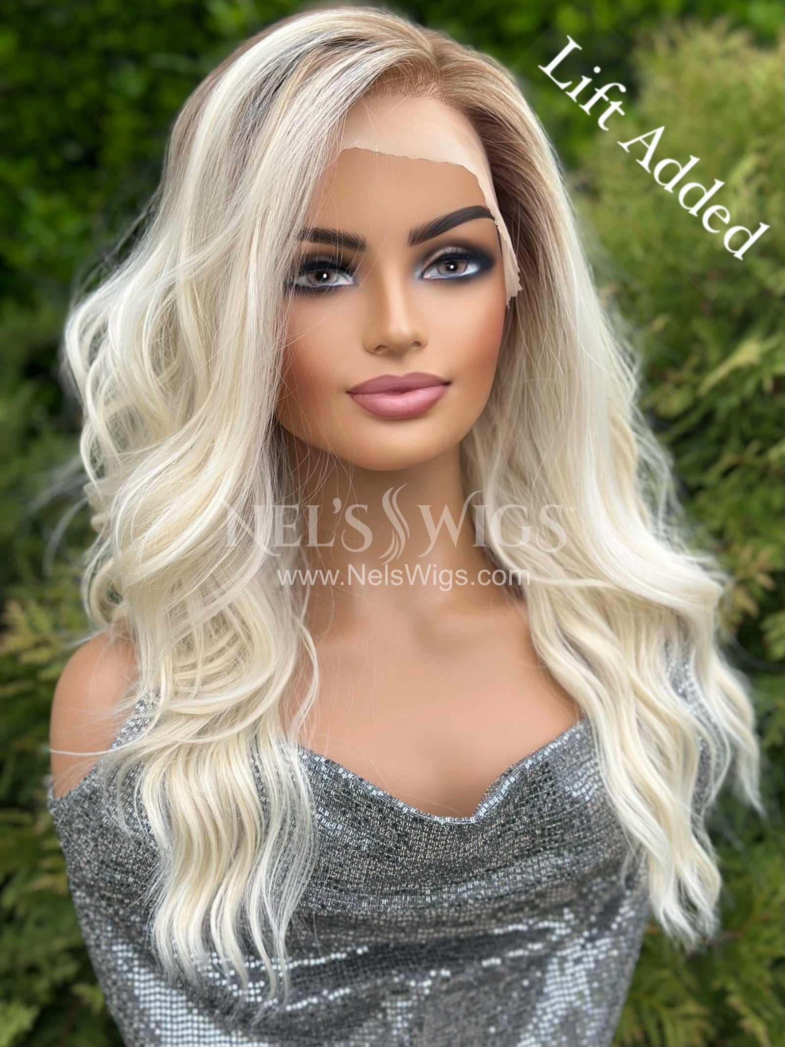 Reese - Golden Brown Roots - Free Part - Large - Final Sale