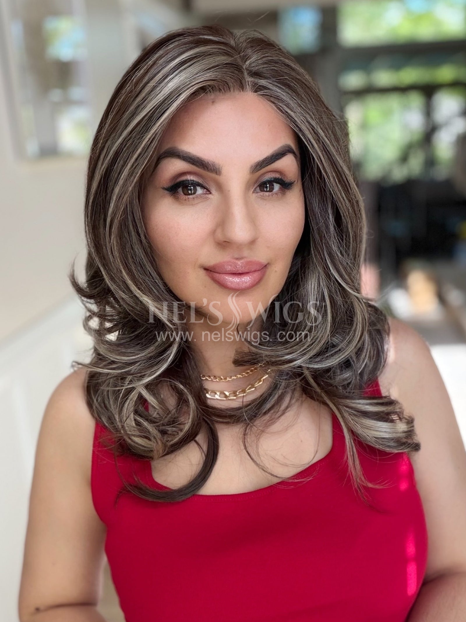 Toronto 02 - Chocolate Brown with Heavy Ashy Neutral Blonde Highlights