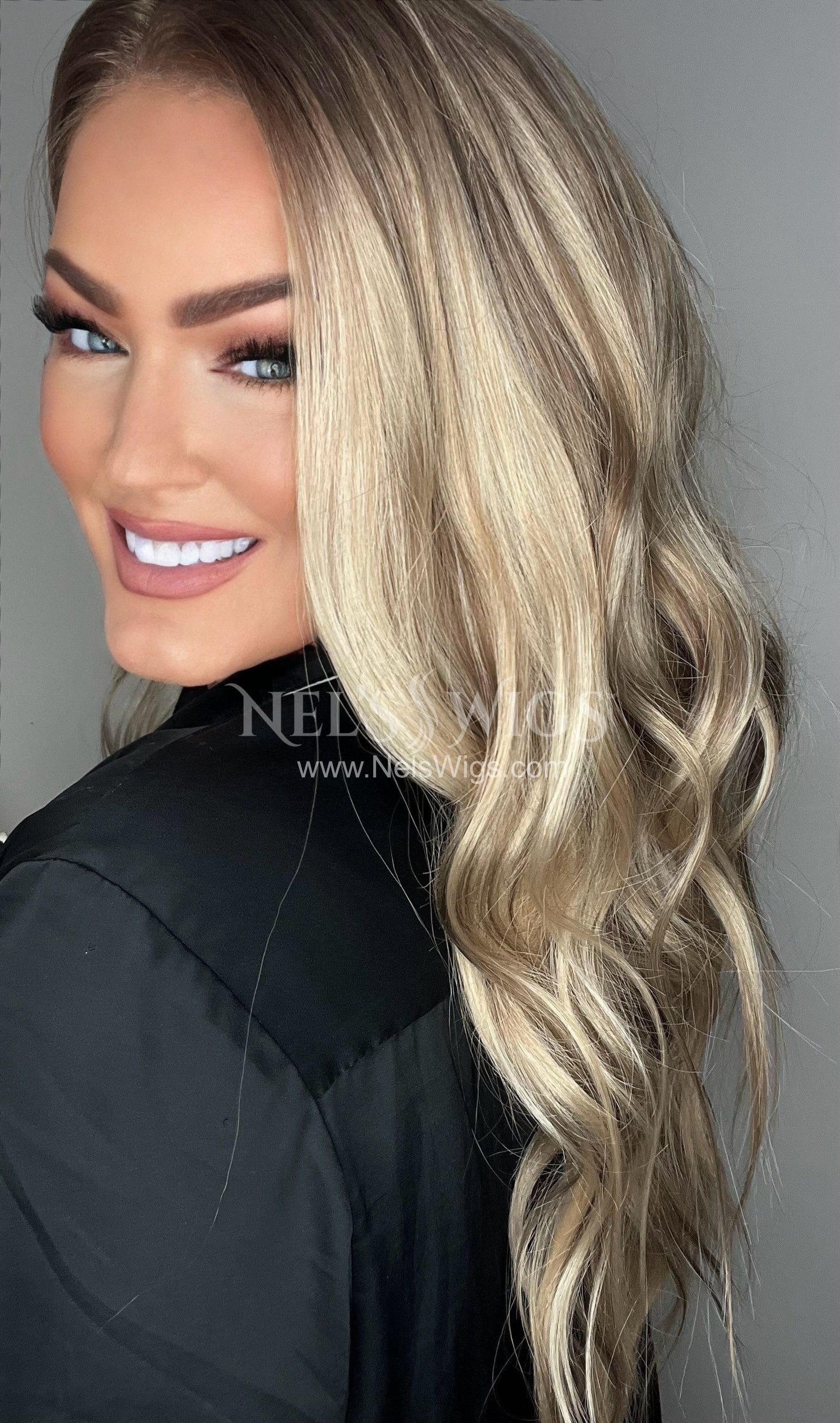 Nora 01 - Warm & Cool Vanilla Blonde with Lowlights