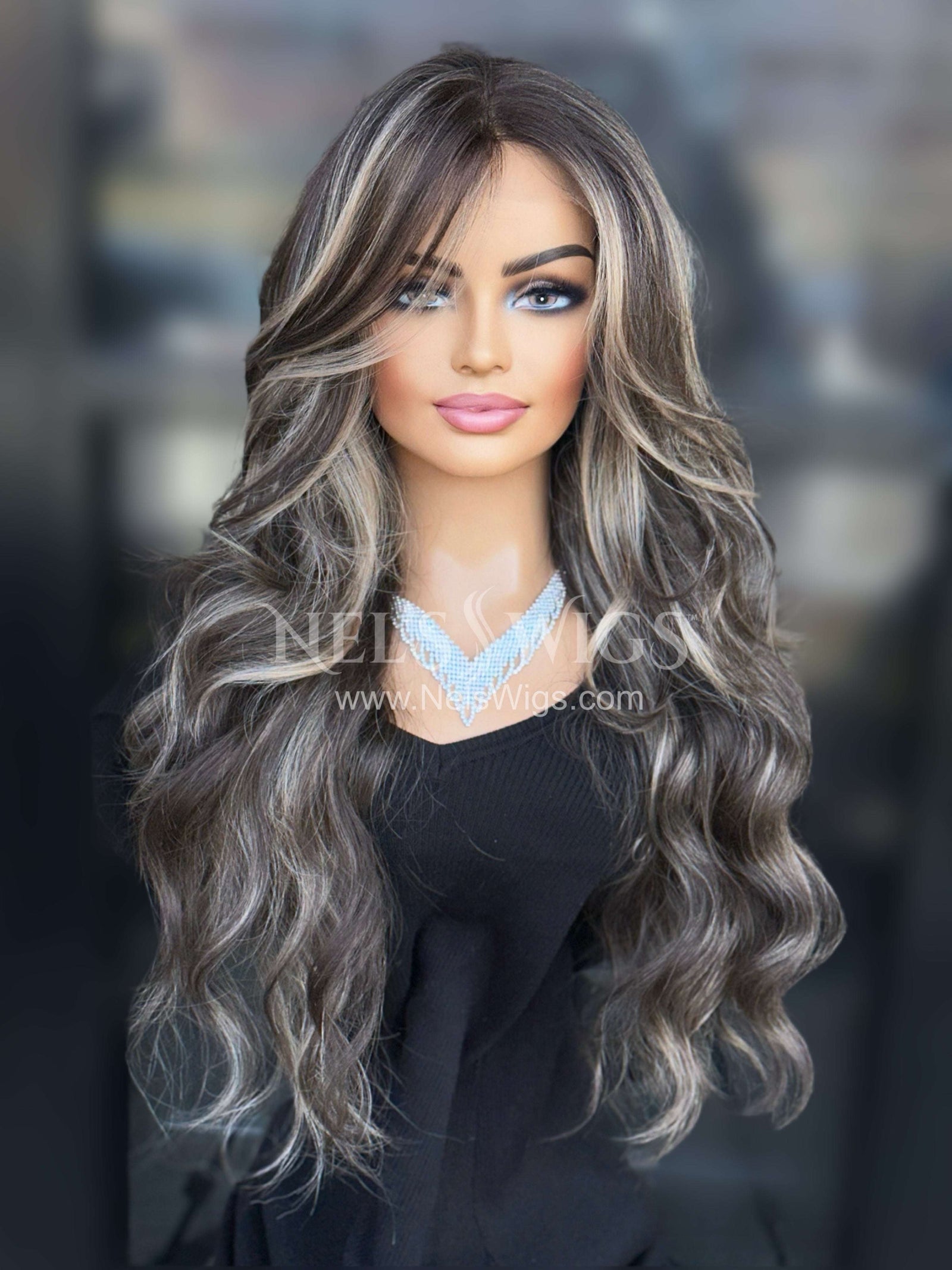 Nina - Brunette Highlighted