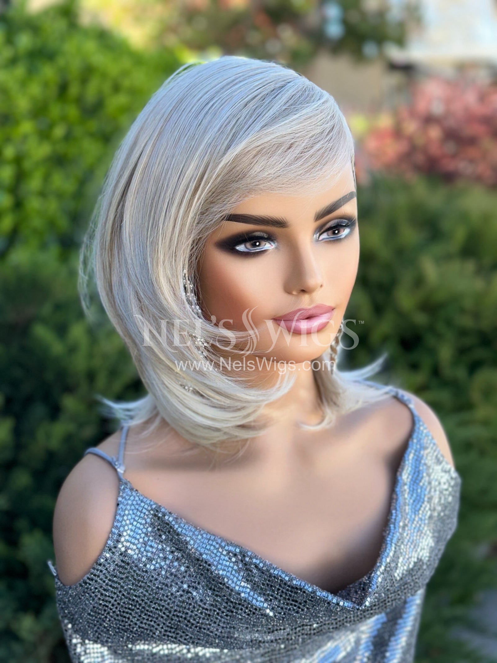 Robin - Monofilament - Cream and Icy Blonde Mix