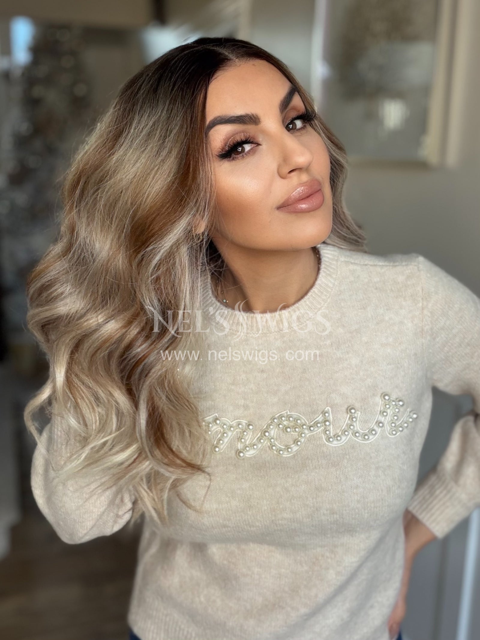 Leah 01 - Creamy Blonde and Subtle Red Copper Mix