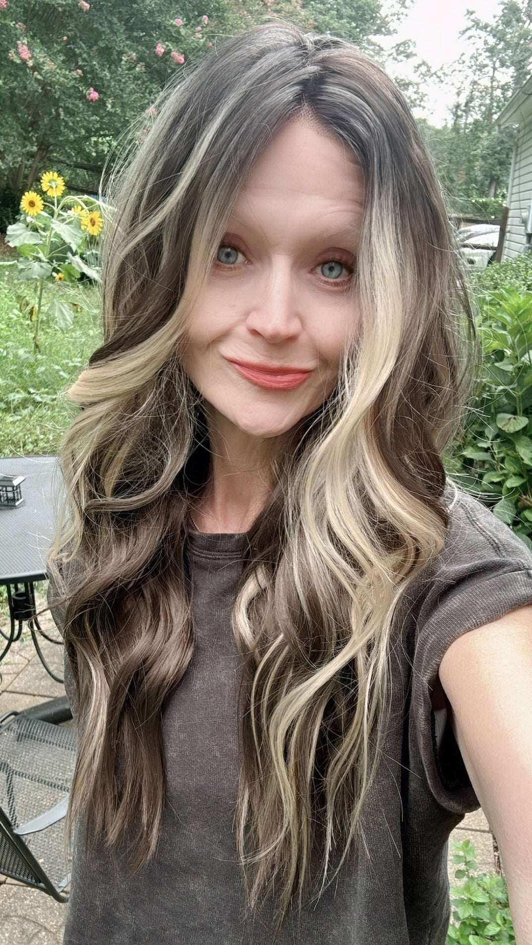 Nora 05 - Darker Brunette with Highlights - Final Sale
