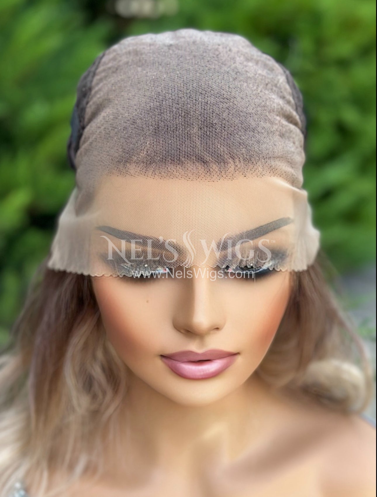Reese - Golden Brown Roots - Free Part - Large - Final Sale