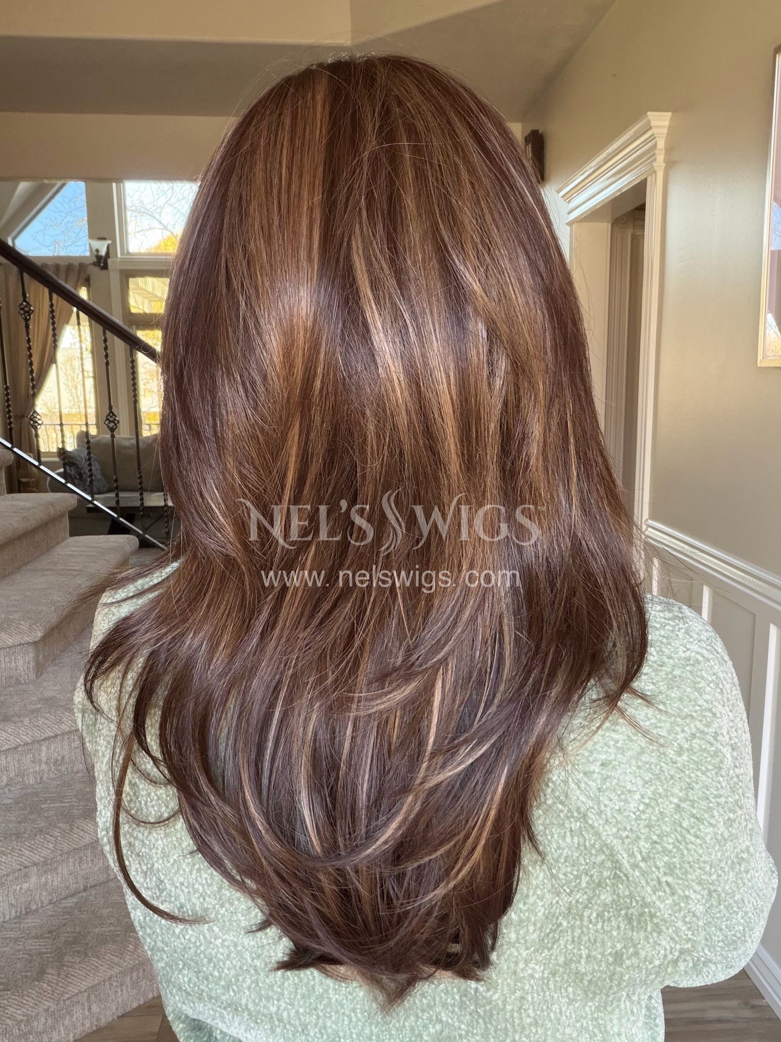 Rosanna 05 - Small - Warm Chocolate Brown with Highlights