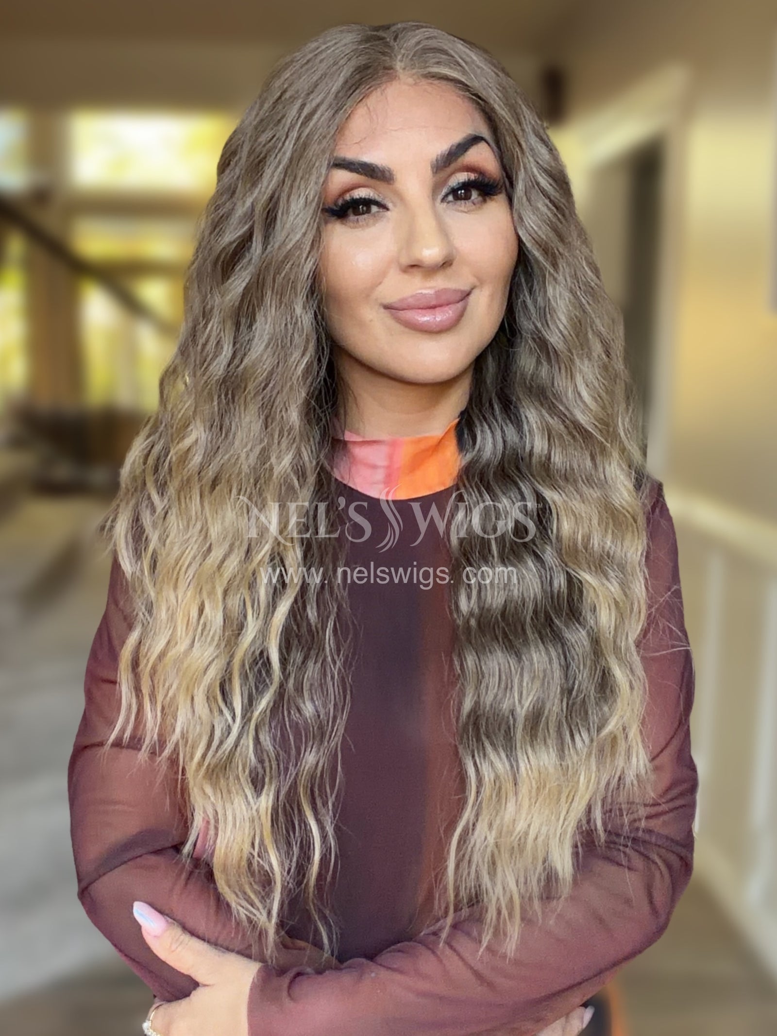 Ocean 07 - 26” - Light Smokey Brown and Medium Blonde