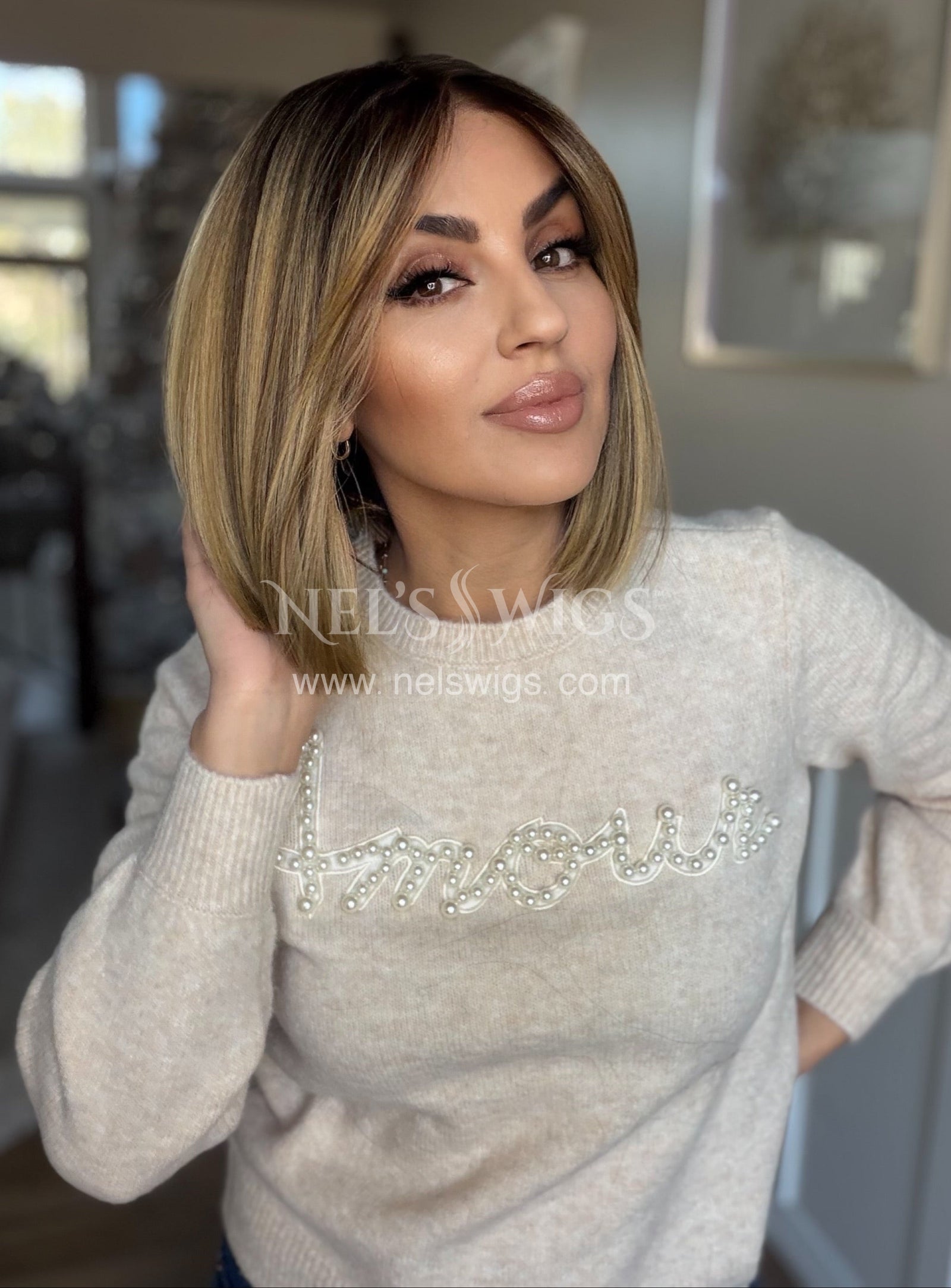 Felicity 04 - Dark Warm Blonde and Soft Brown Mix