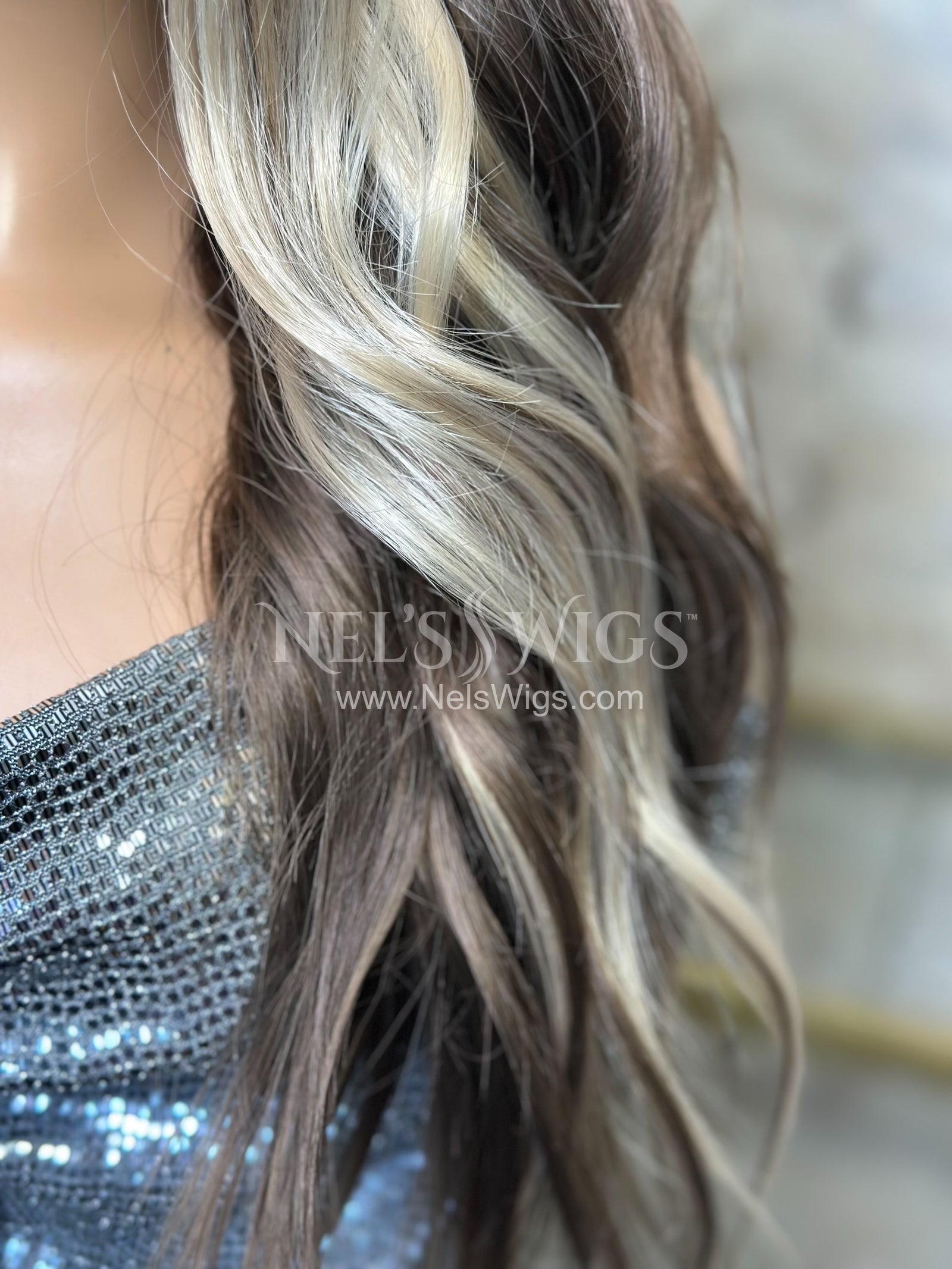 Nora 05 - Darker Brunette with Highlights