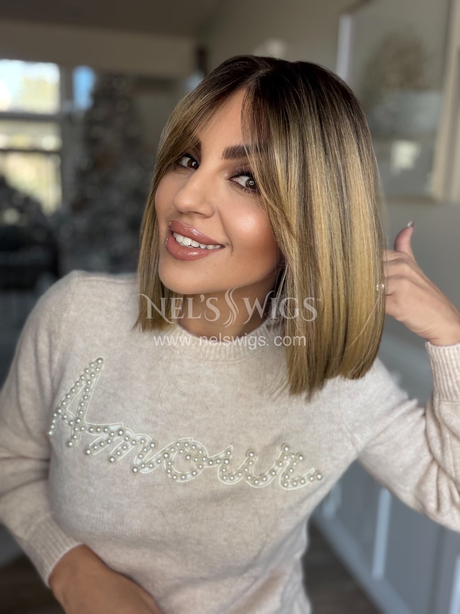 Felicity 04 - Dark Warm Blonde and Soft Brown Mix