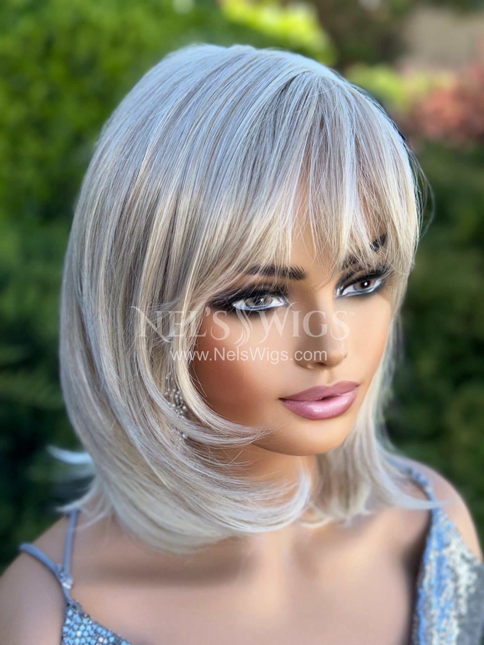 Robin - Monofilament - Cream and Icy Blonde Mix