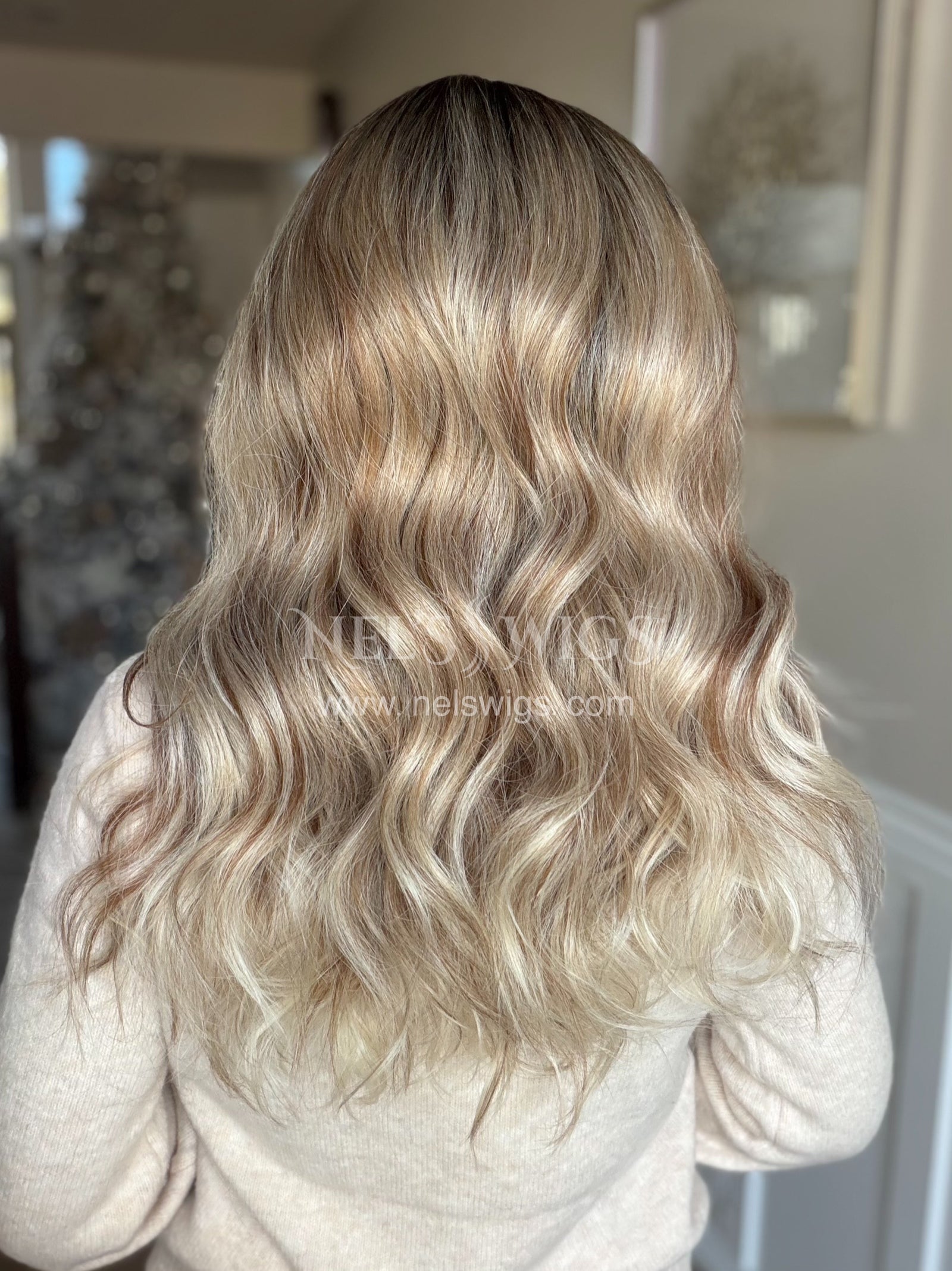 Leah 01 - Creamy Blonde and Subtle Red Copper Mix