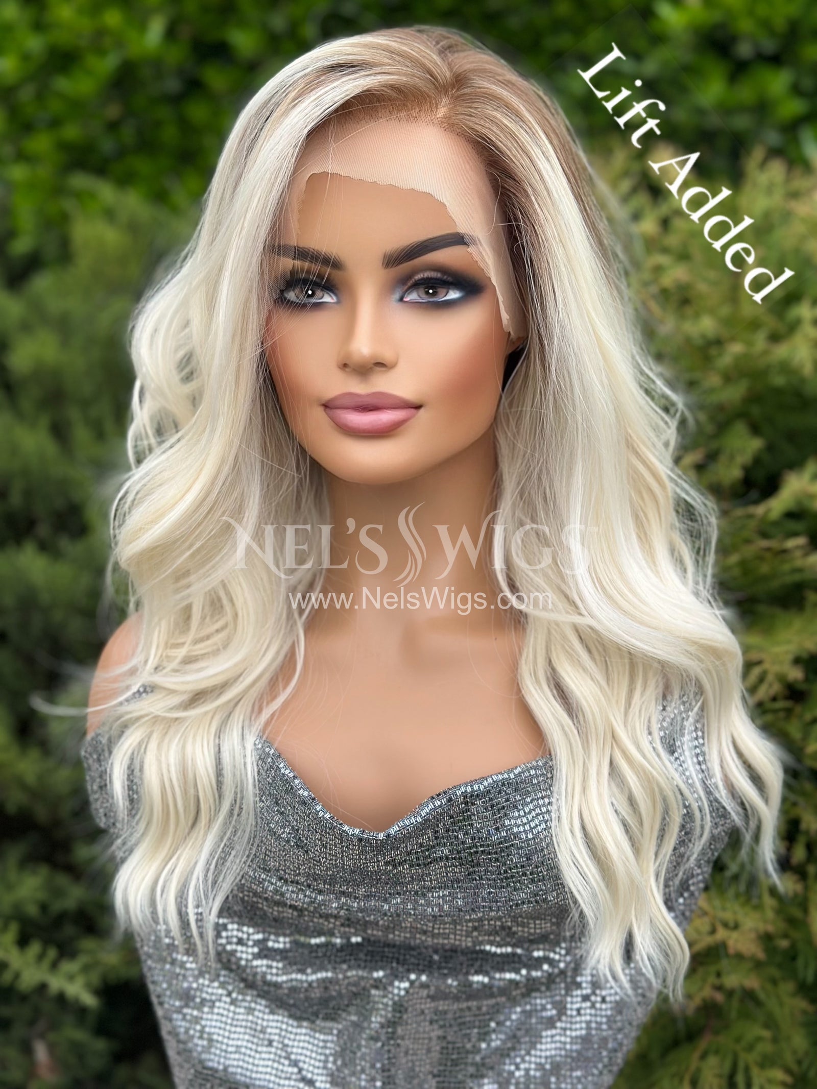 Reese - Golden Brown Roots - Free Part - Large - Final Sale