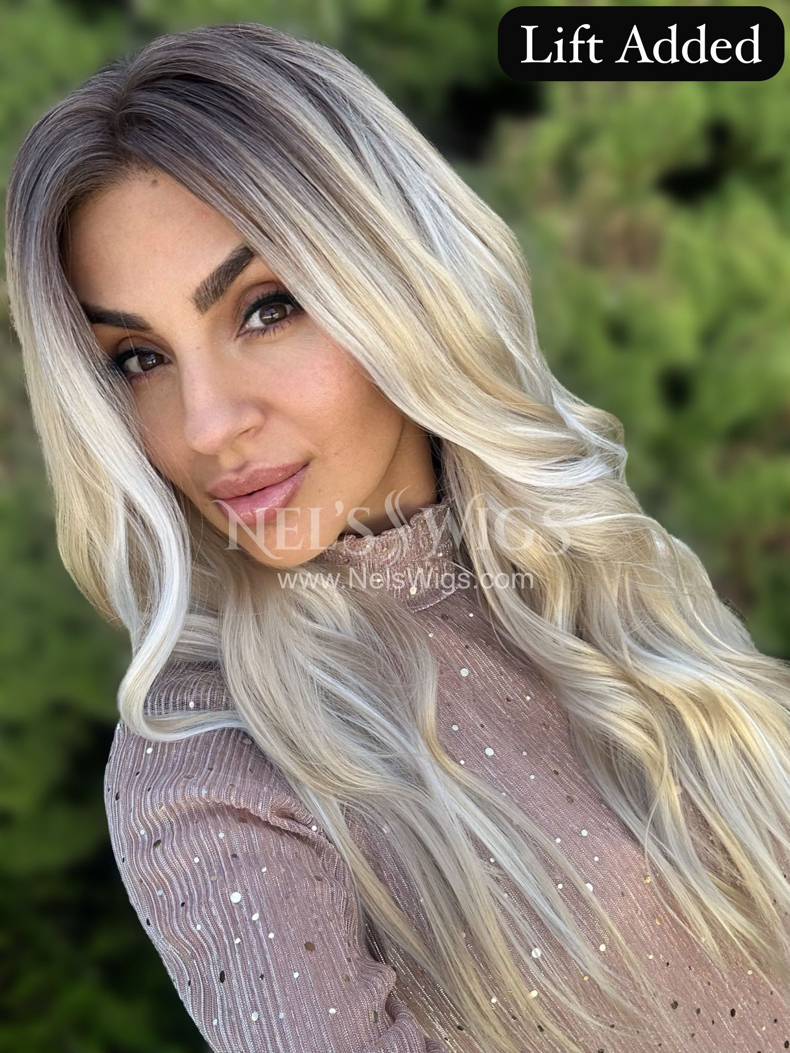 Nora 04 - Light Vanilla Blonde with Platinum Highlights