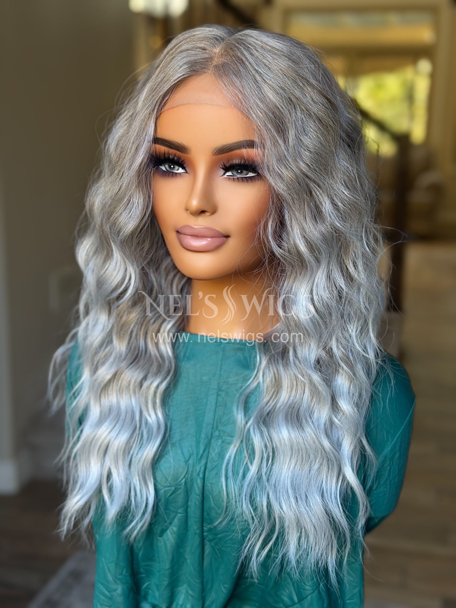 Ocean 02 - 23" - Silver and Smokey Beige Blend (Denise Release)