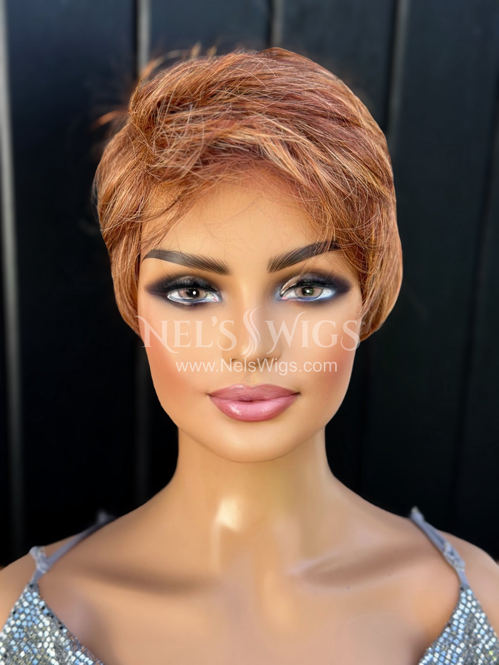 Jodi Style 1 - Monofilament - Copper Mix