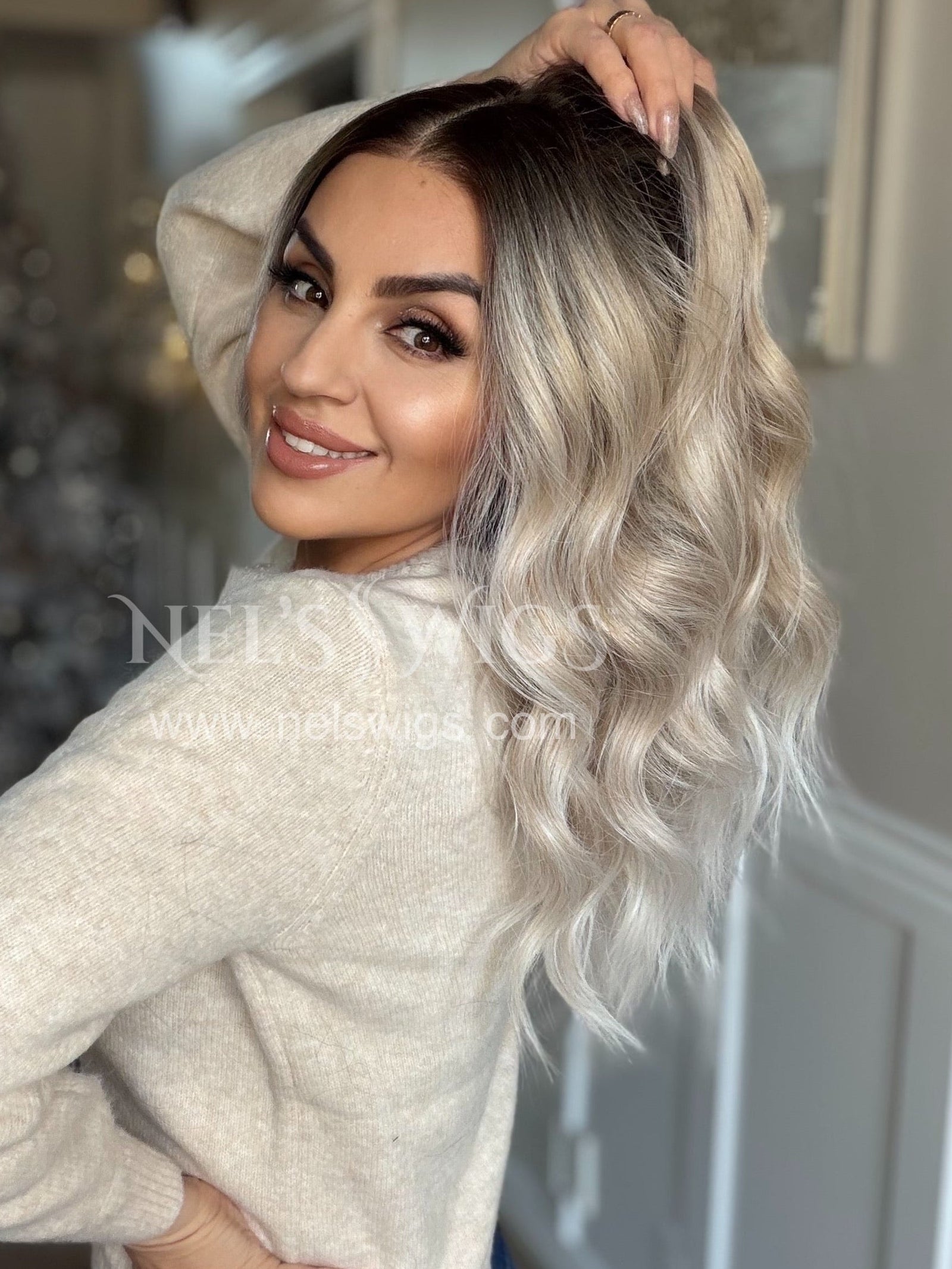 Leah 03 - Champaign Blonde with Icy Vanilla Finish