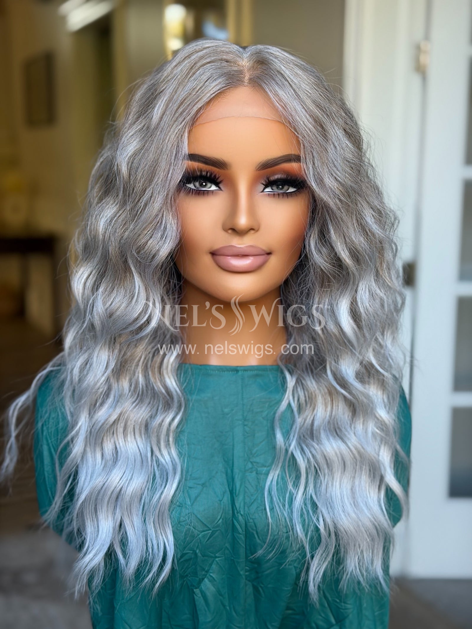 Ocean 02 - 23" - Silver and Smokey Beige Blend (Denise Release)