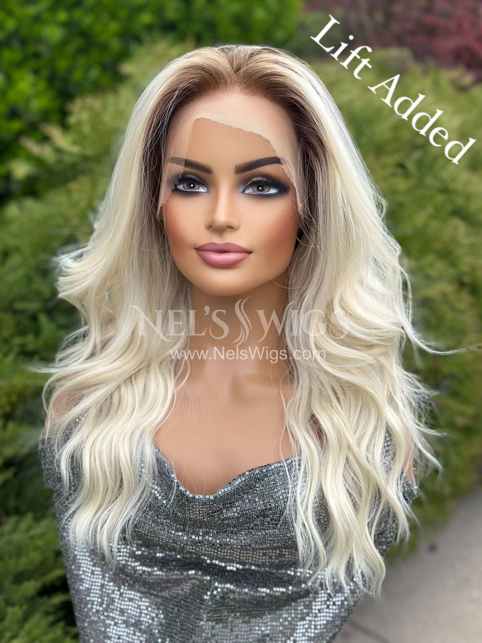 Reese - Golden Brown Roots - Free Part - Large - Final Sale