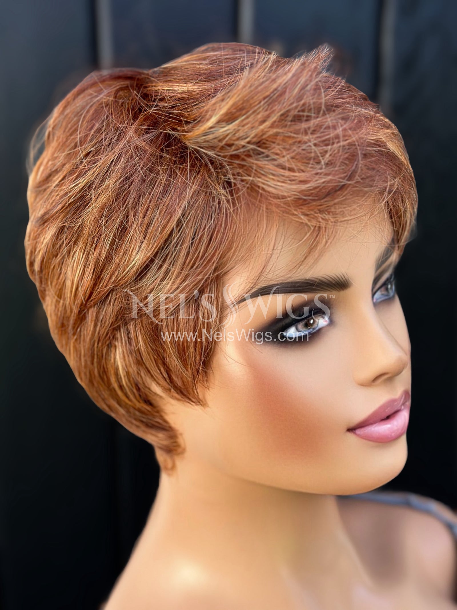Jodi Style 1 - Monofilament - Copper Mix