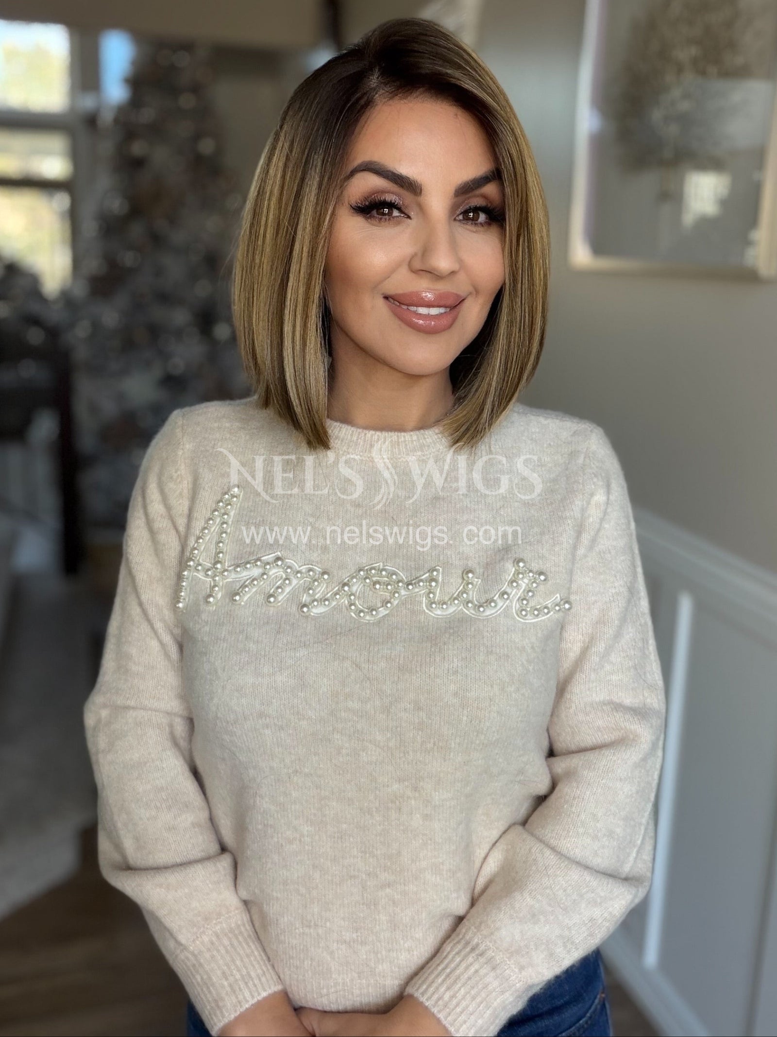 Felicity 04 - Dark Warm Blonde and Soft Brown Mix