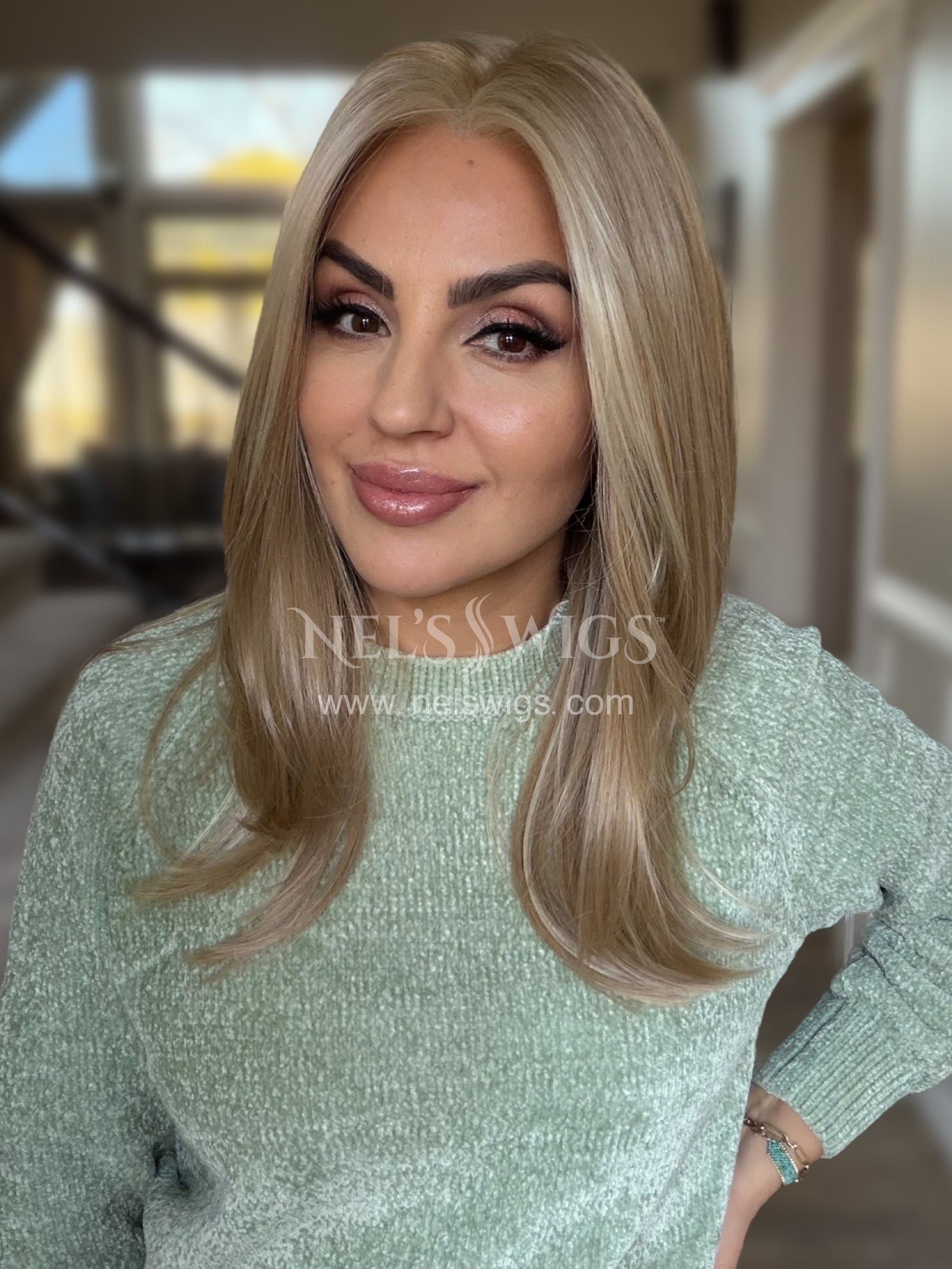 Raquel 02 - Monofilament - Medium Neutral Blonde