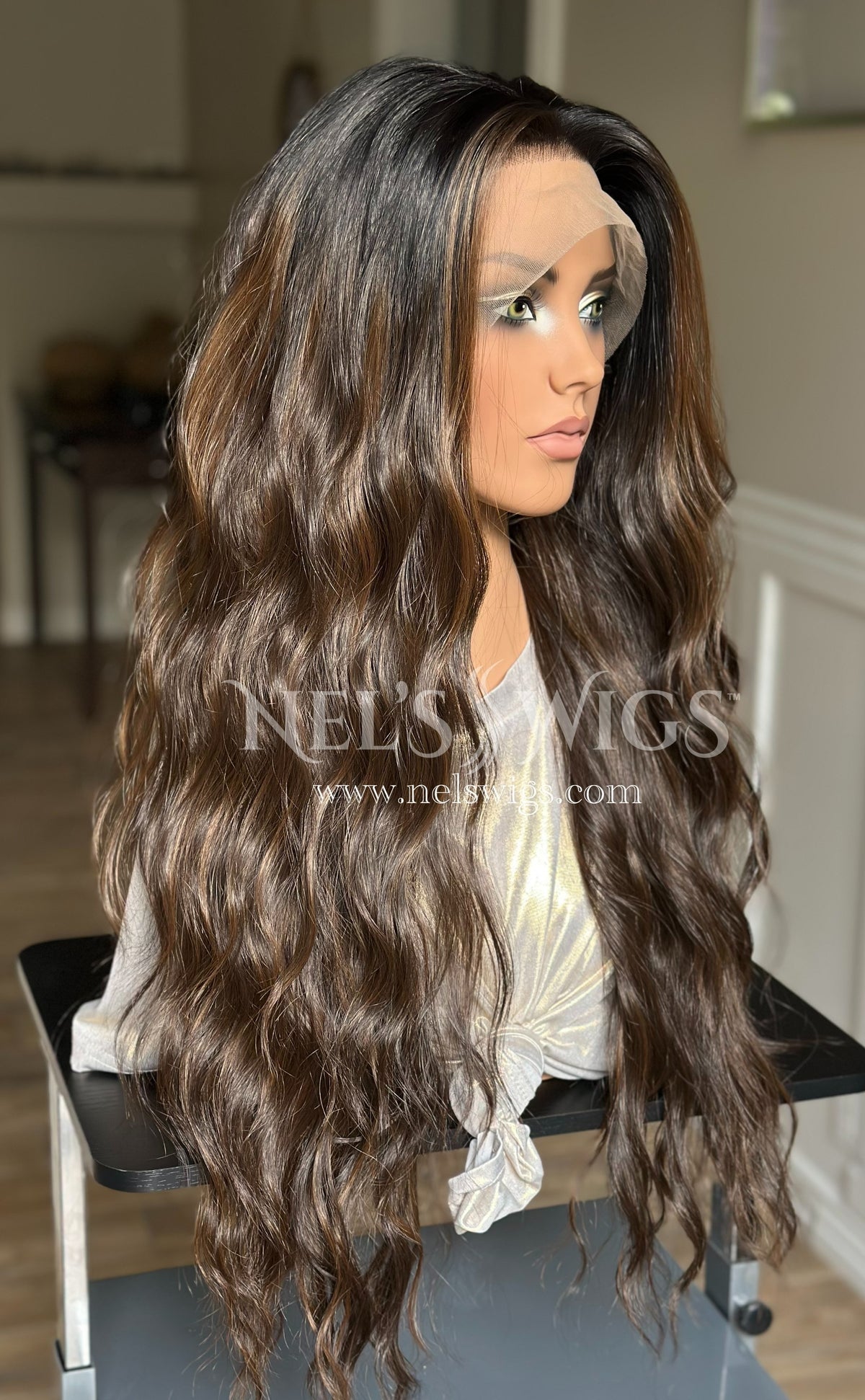 Jean 09 - Dark and Light Brunette Mix