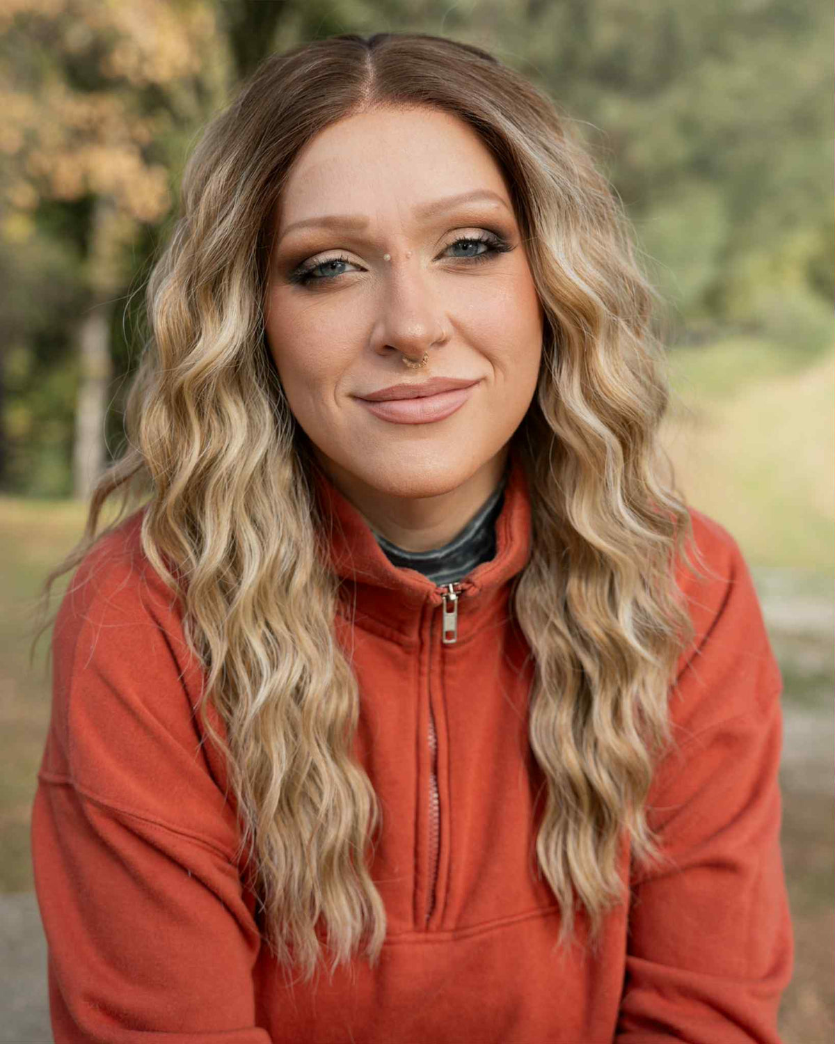 Ocean 01 - 23" - Medium Blonde with Money Pieces