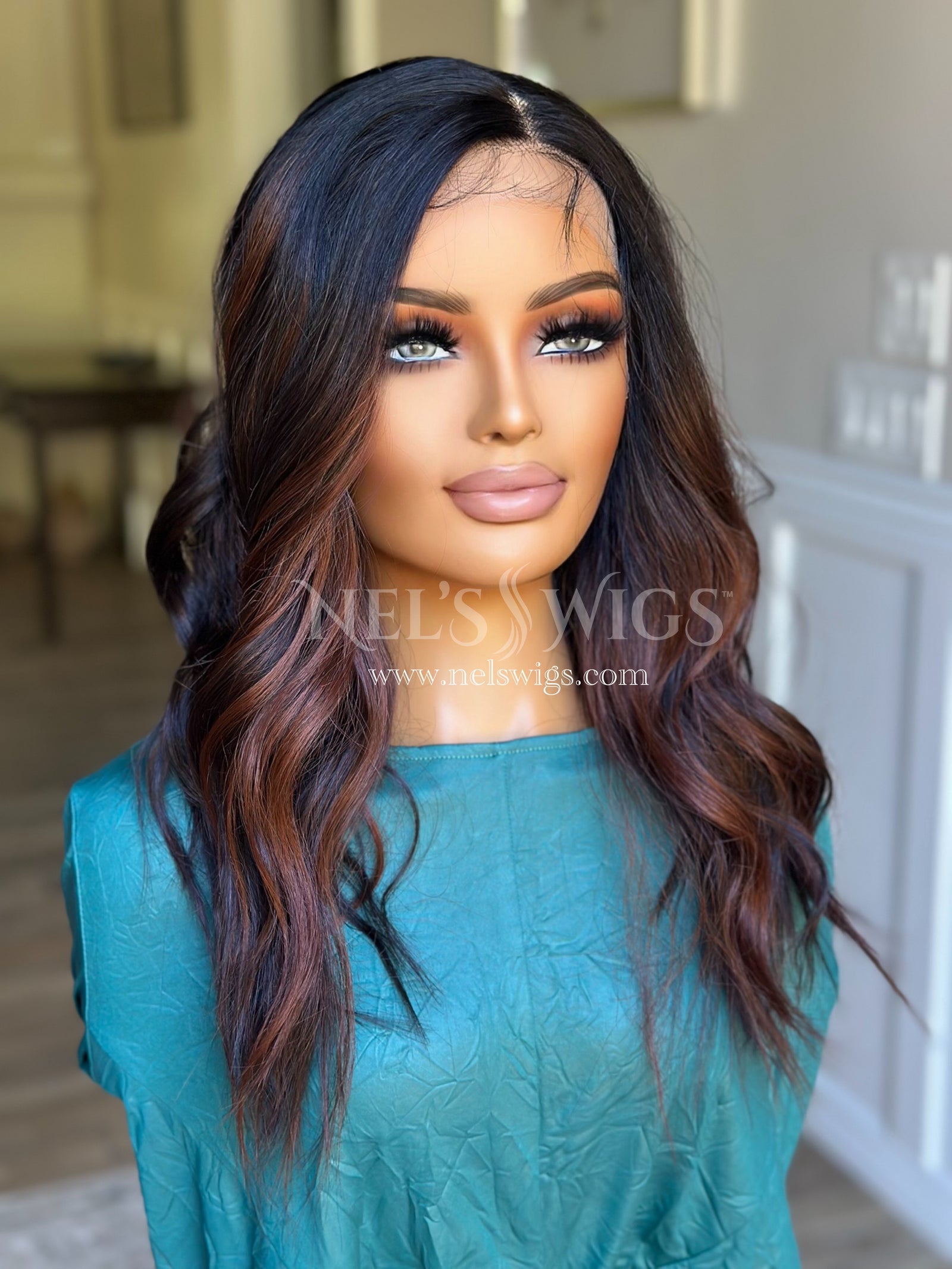 Ariana 09 - Black with Dark Copper Highlights