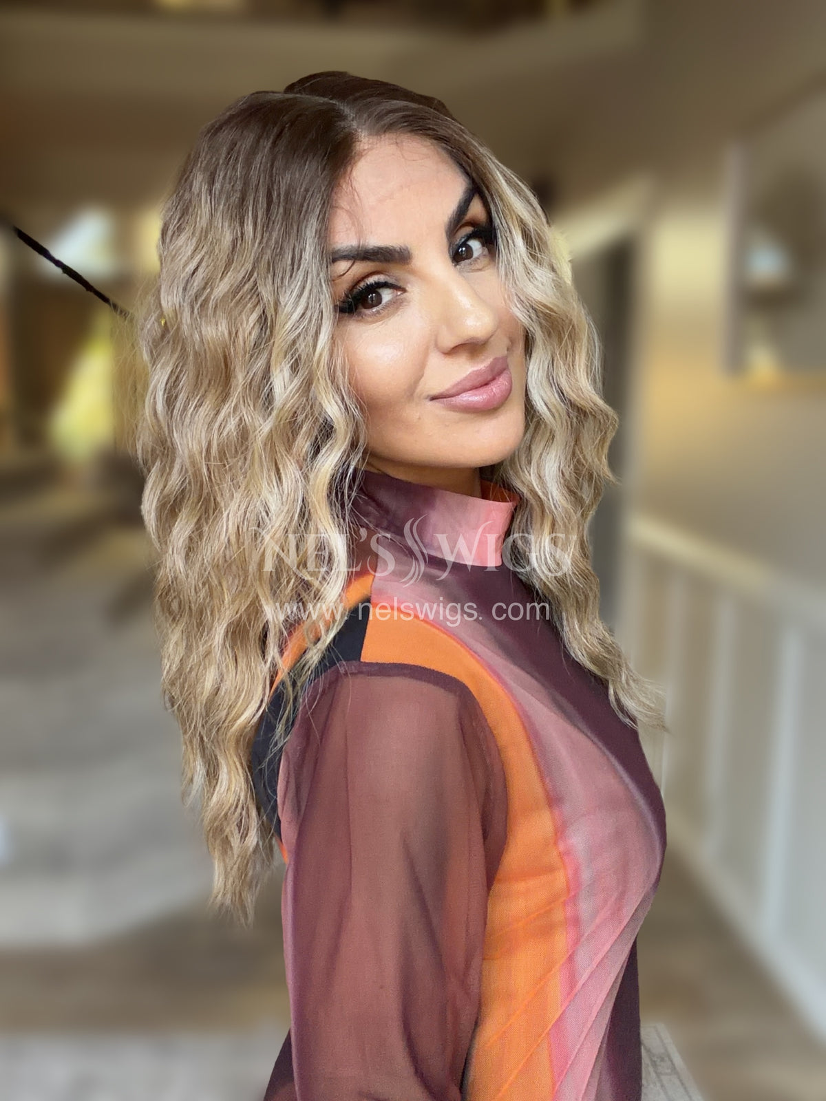 Ocean 01 - 23" - Medium Blonde with Money Pieces