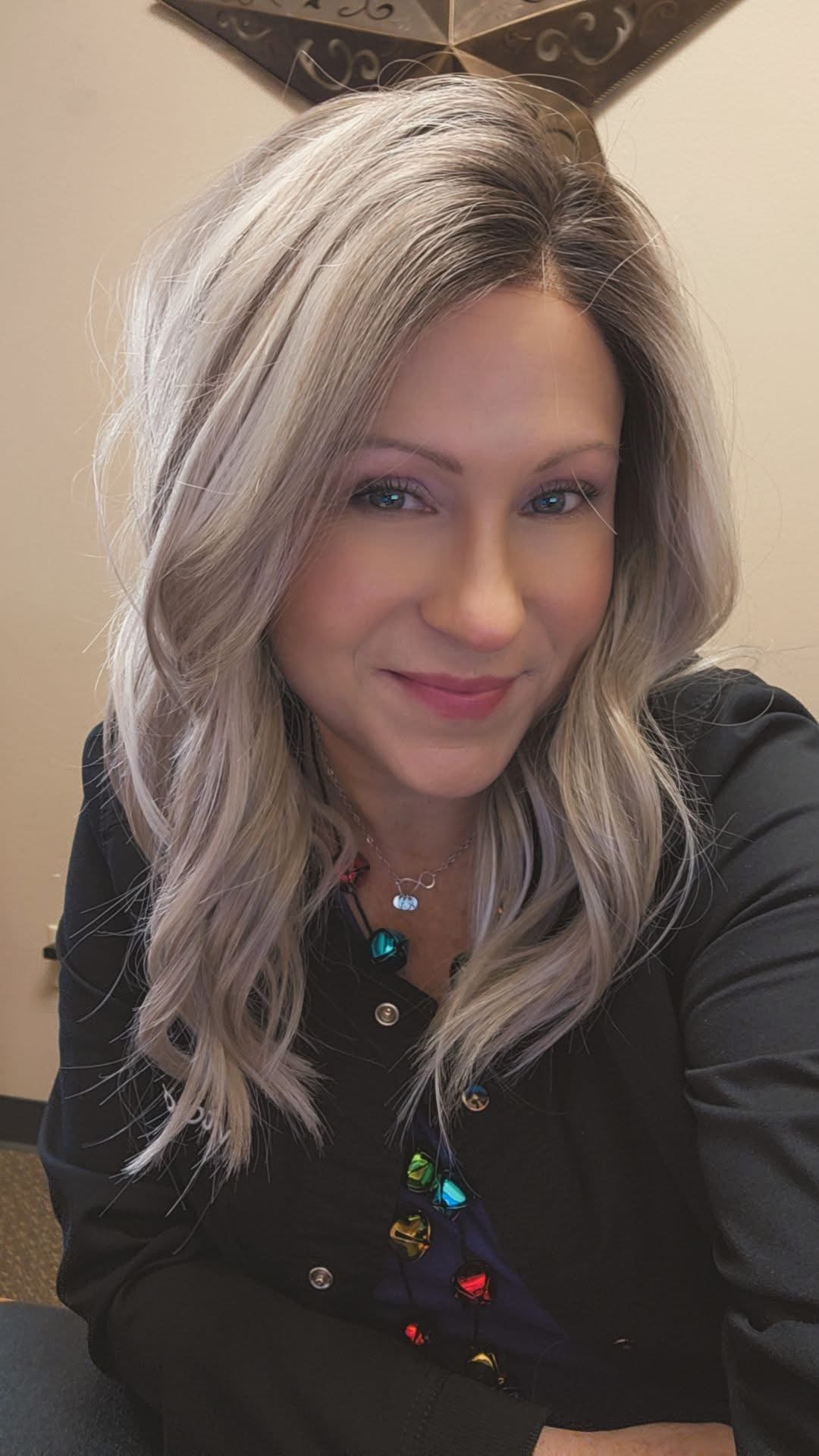 Terry - Ash Blonde with Highlights - Final Sale