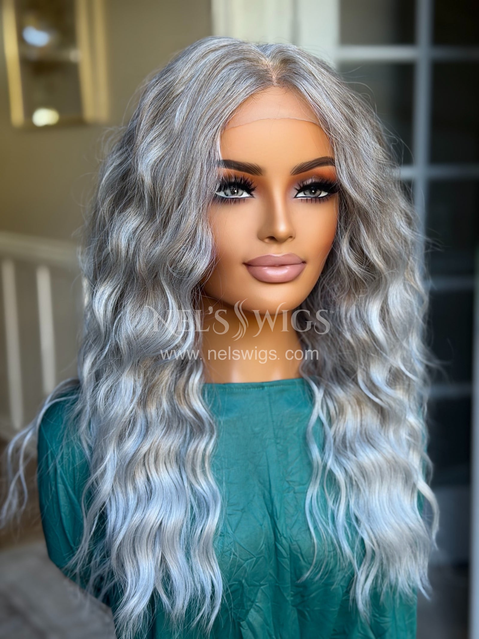 Ocean 02 - 23" - Silver and Smokey Beige Blend (Denise Release)