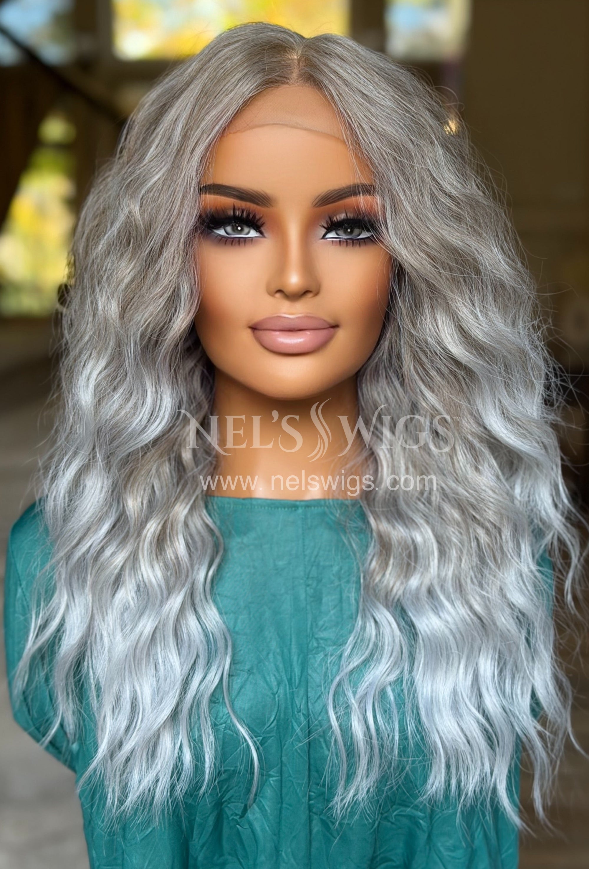 Ocean 02 - 23" - Silver and Smokey Beige Blend (Denise Release)