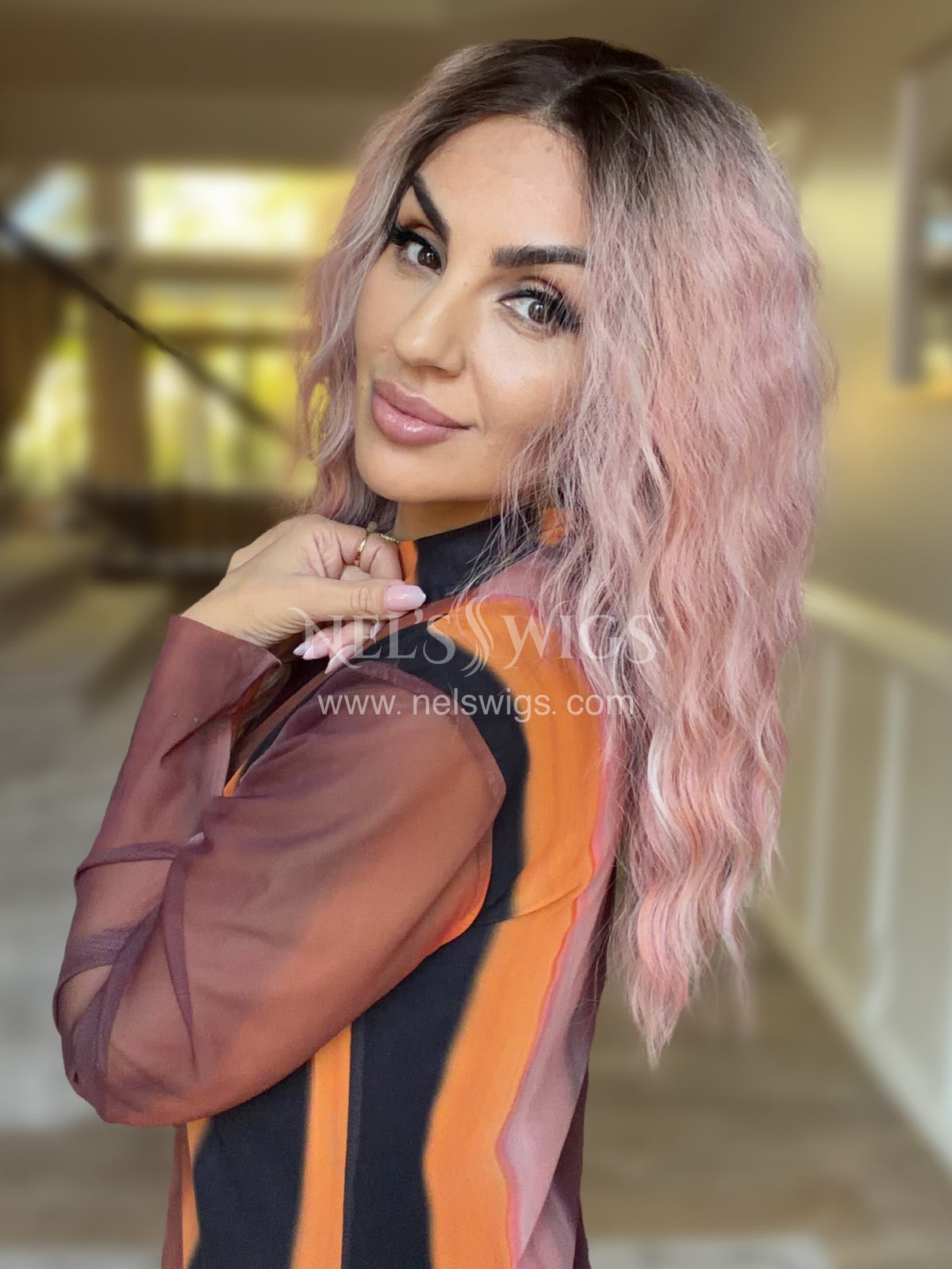 Ocean 09 - 23” - Pastel Pink