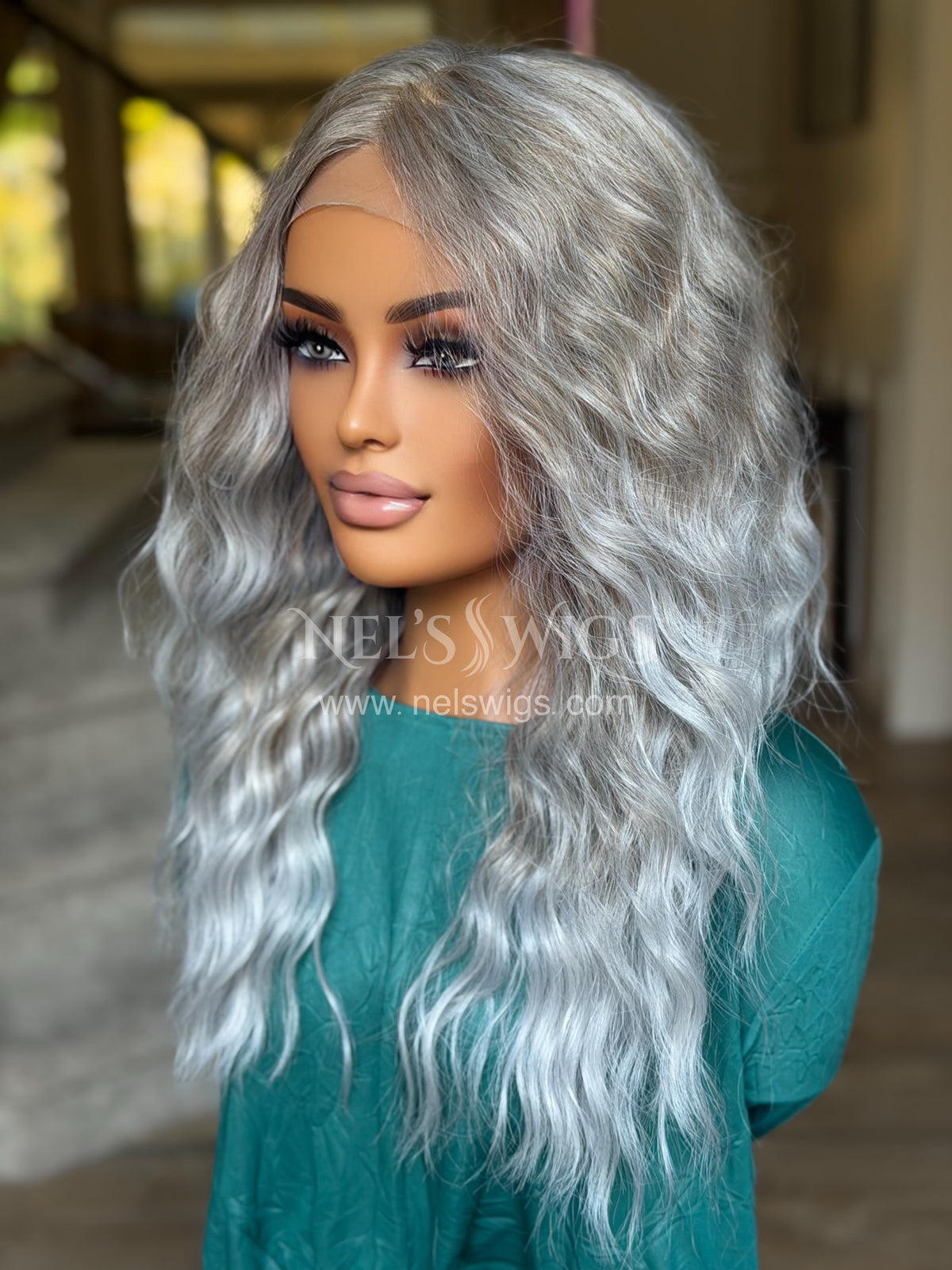 Ocean 02 - 23" - Silver and Smokey Beige Blend (Denise Release)