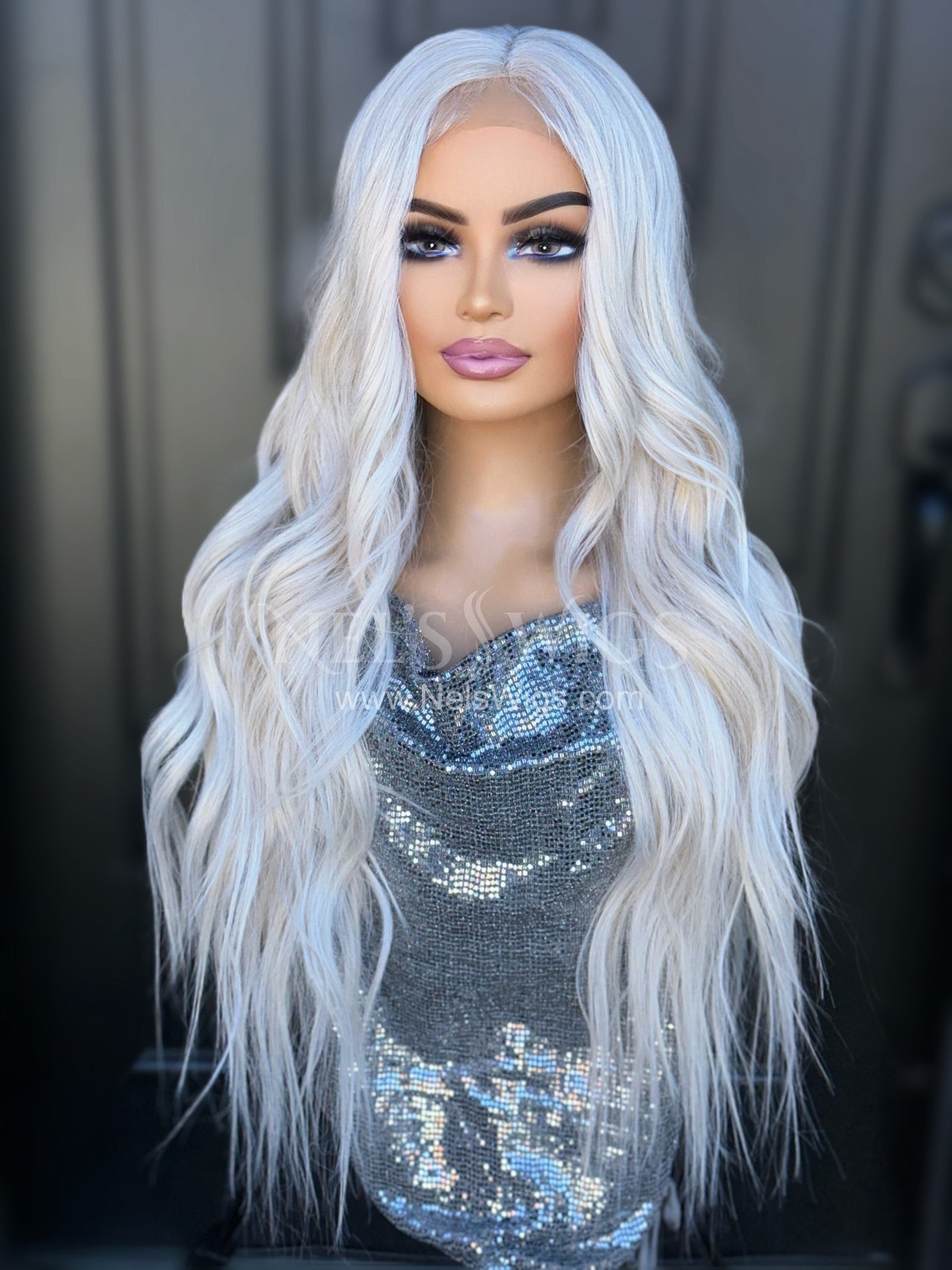 Bianca - Ice and Warm Blonde Blended with Front Layers