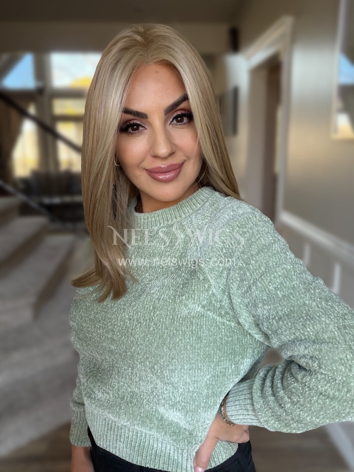 Raquel 02 - Monofilament - Medium Neutral Blonde