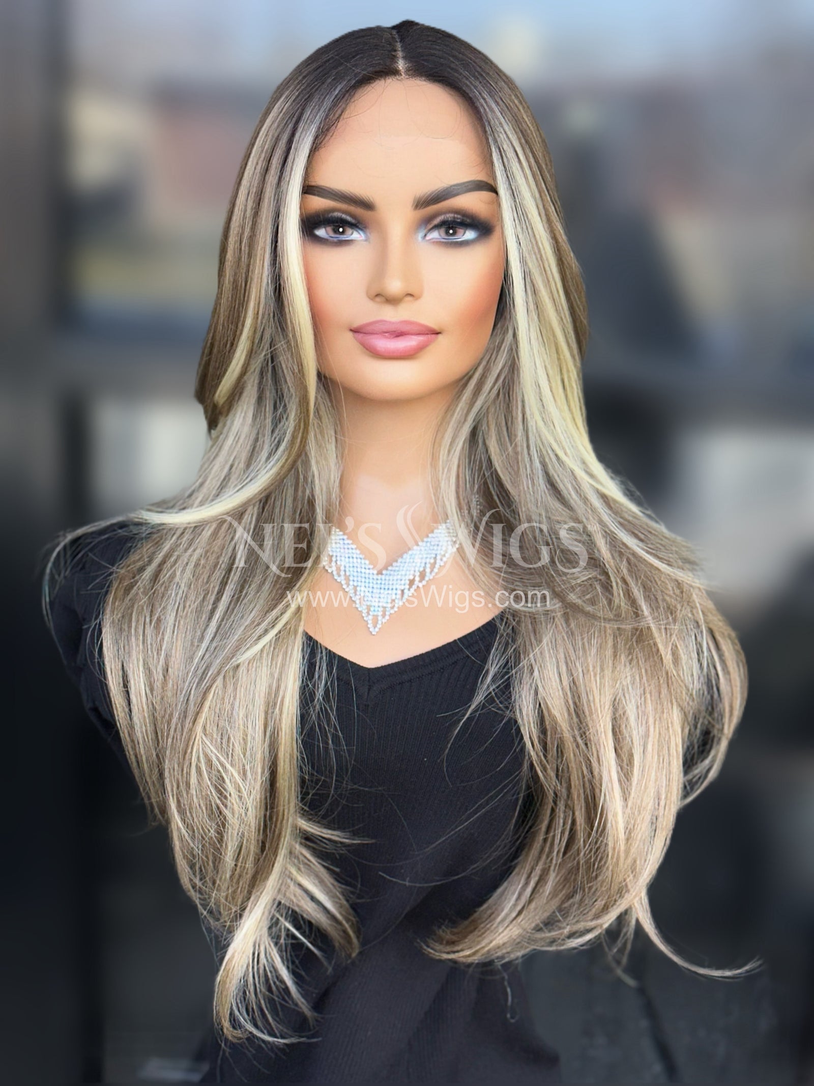 Bianca - Straight - Blonde Highlighted
