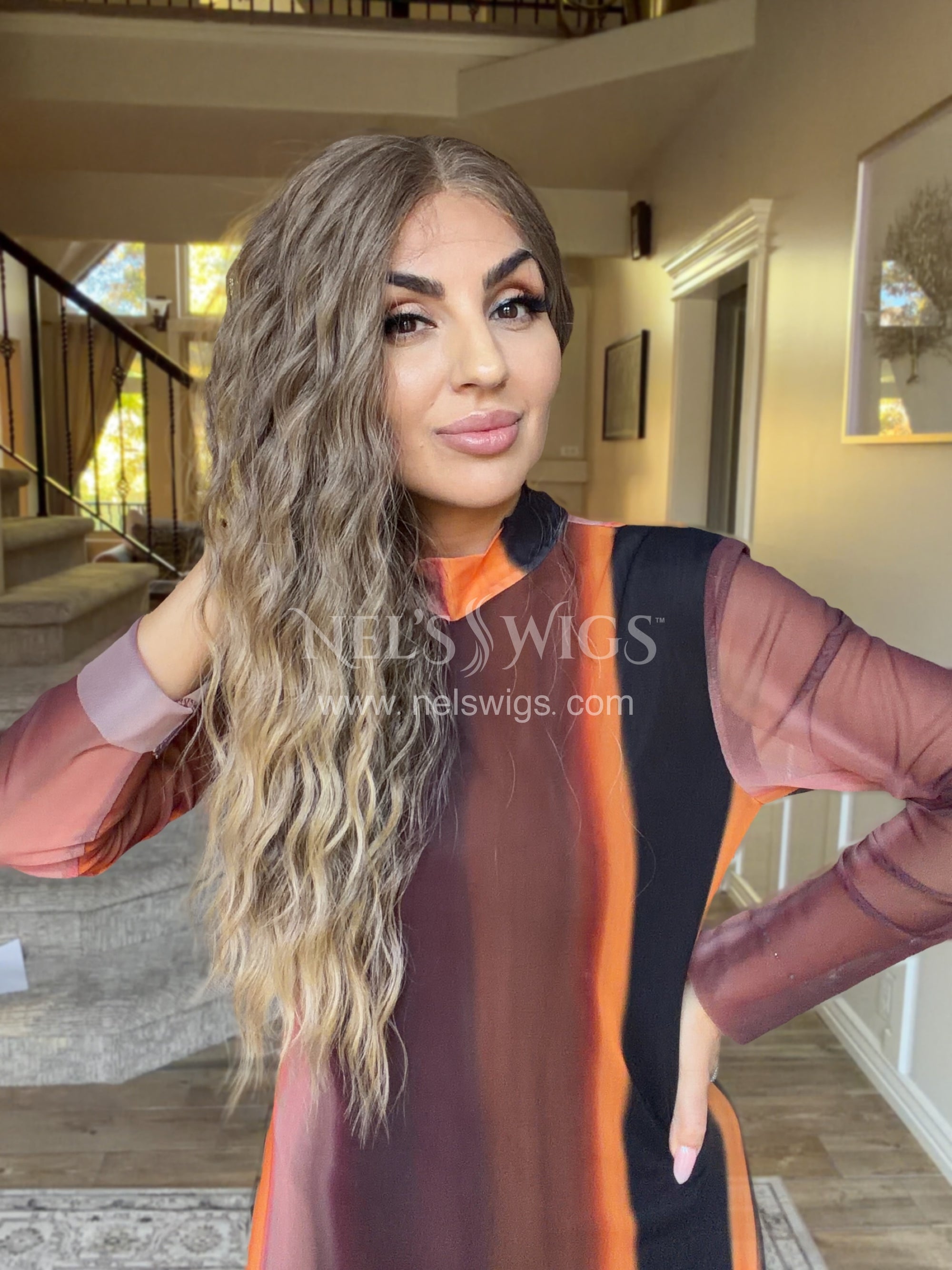 Ocean 07 - 26” - Light Smokey Brown and Medium Blonde