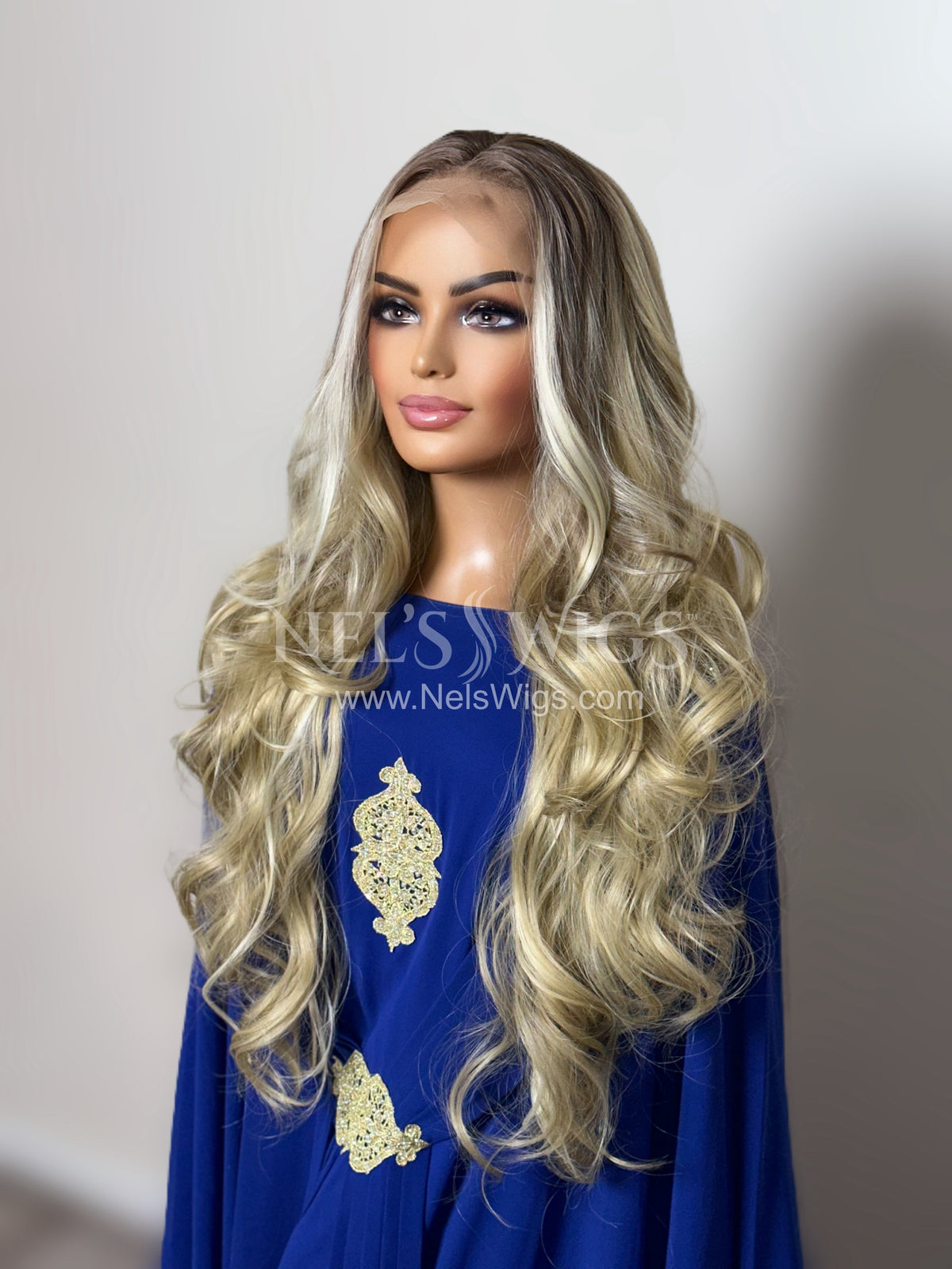 Stevi 04 - Long Golden Blonde with Lowlights - Final Sale (discontinued)