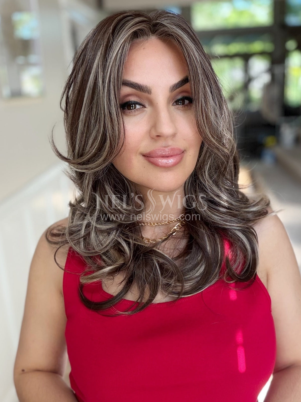 Toronto 02 - Chocolate Brown with Heavy Ashy Neutral Blonde Highlights