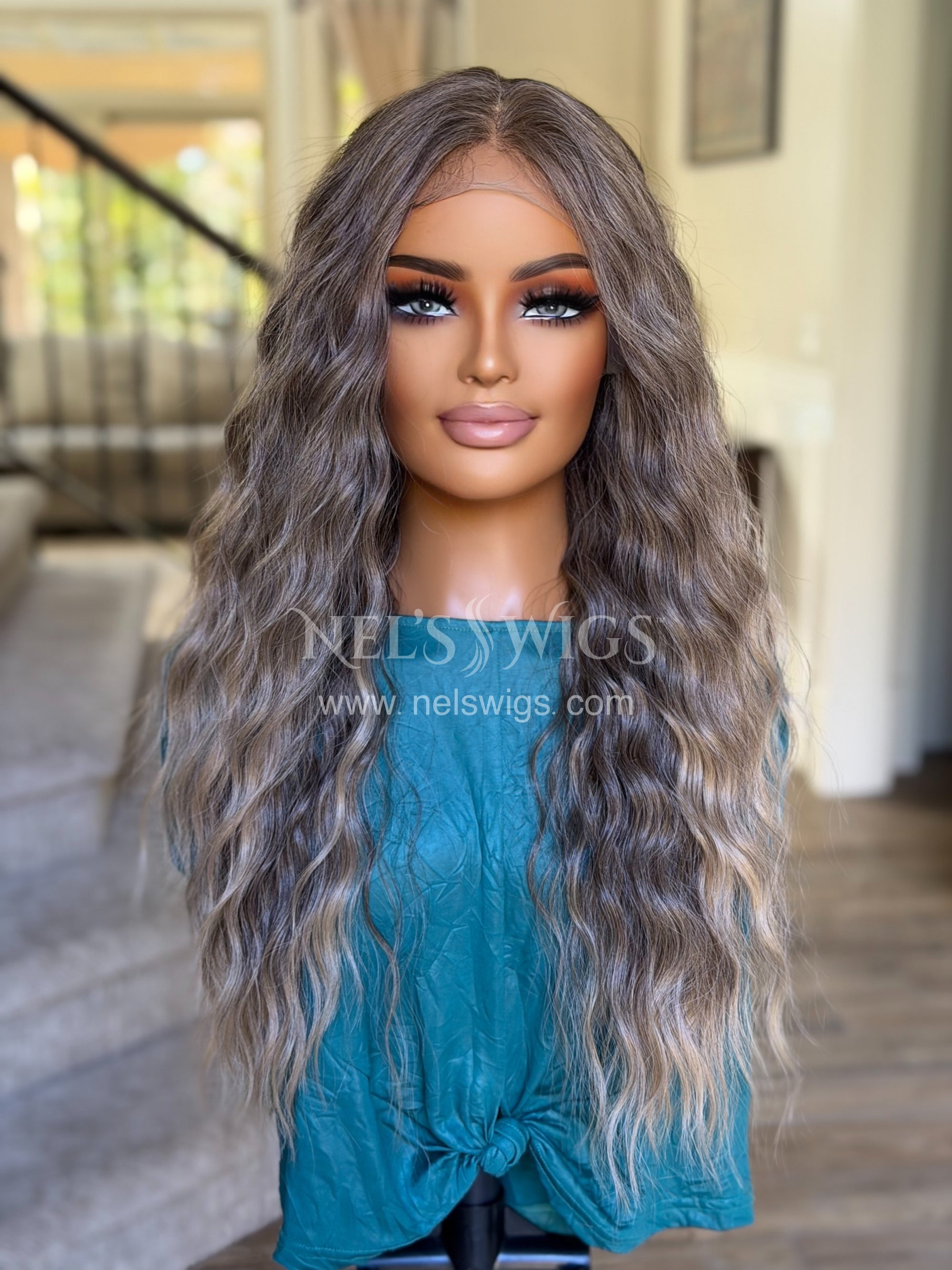Ocean 07 - 26” - Light Smokey Brown and Medium Blonde