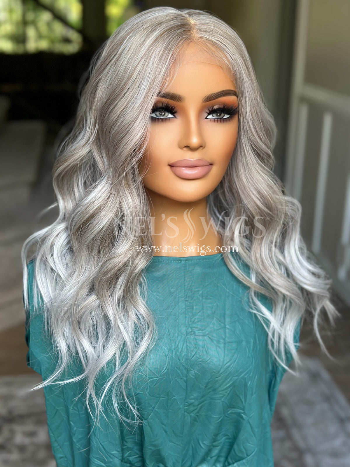 Ariana 06  - Silver & Smokey Beige blend