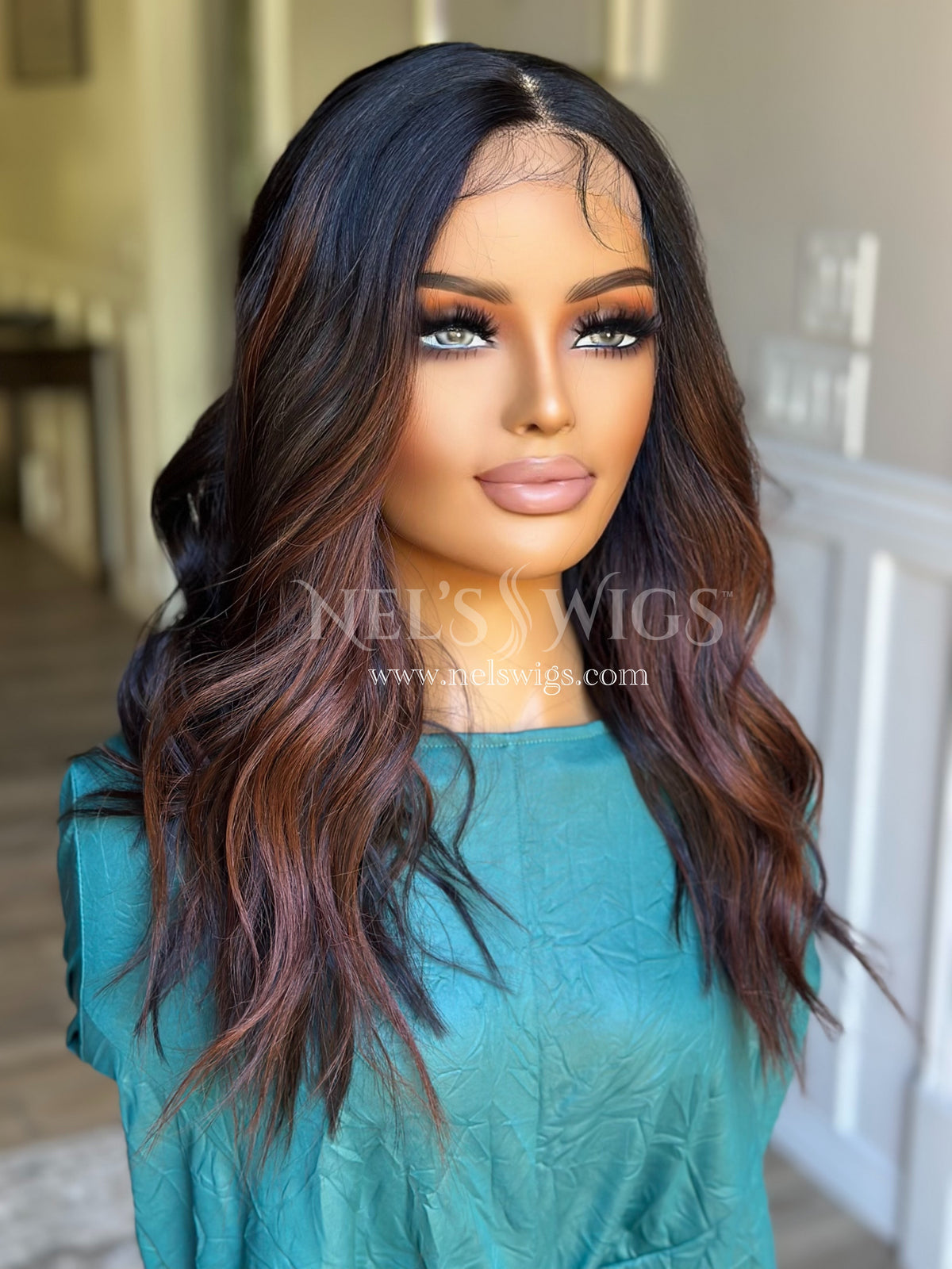 Ariana 09 - Black with Dark Copper Highlights