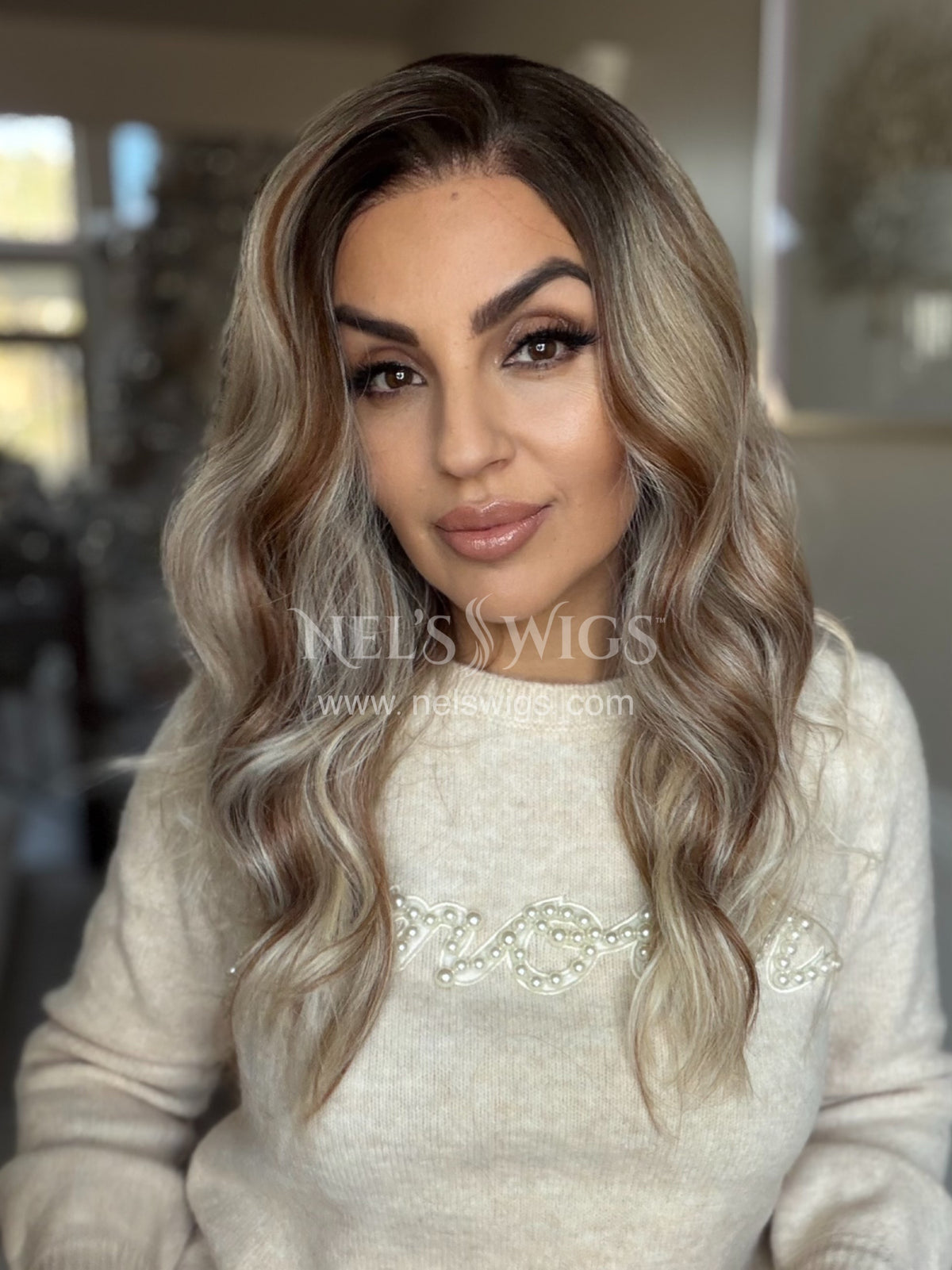 Leah 01 - Creamy Blonde and Subtle Red Copper Mix