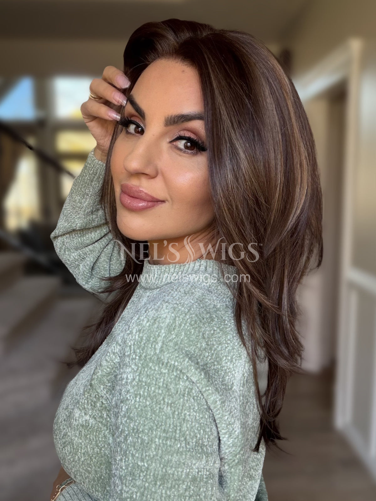 Rosanna 05 - Small - Warm Chocolate Brown with Highlights