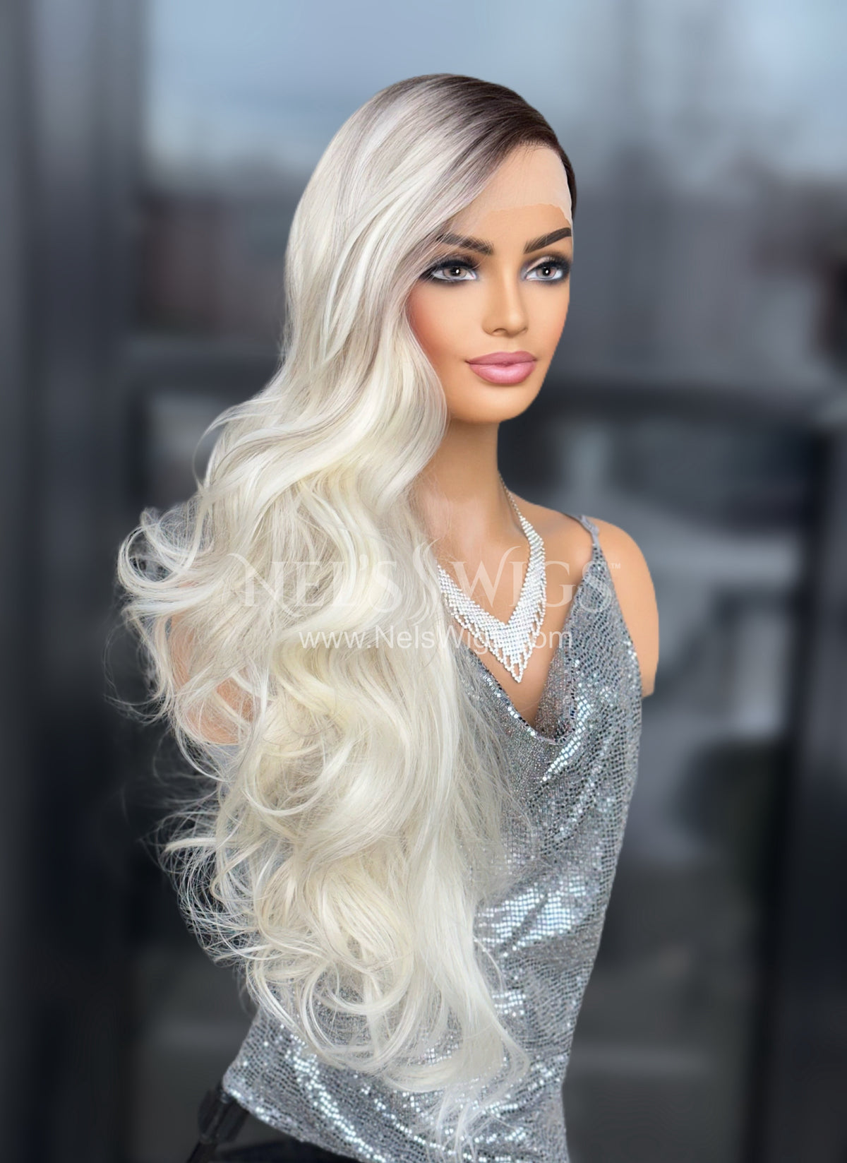 Hope - Icy Blonde with Lowlights